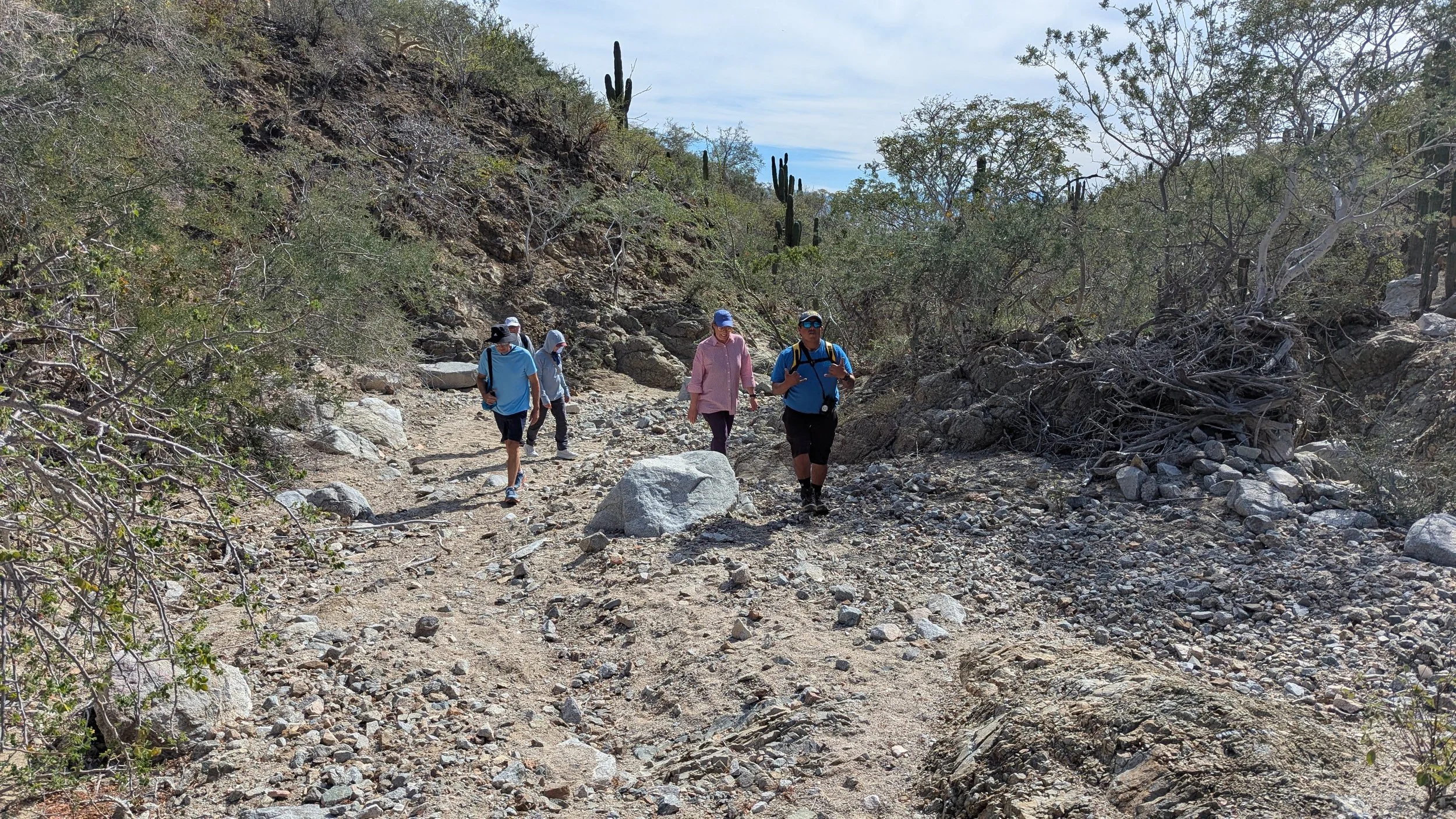 Arroyo hike with UnCruise in Baja Mexico