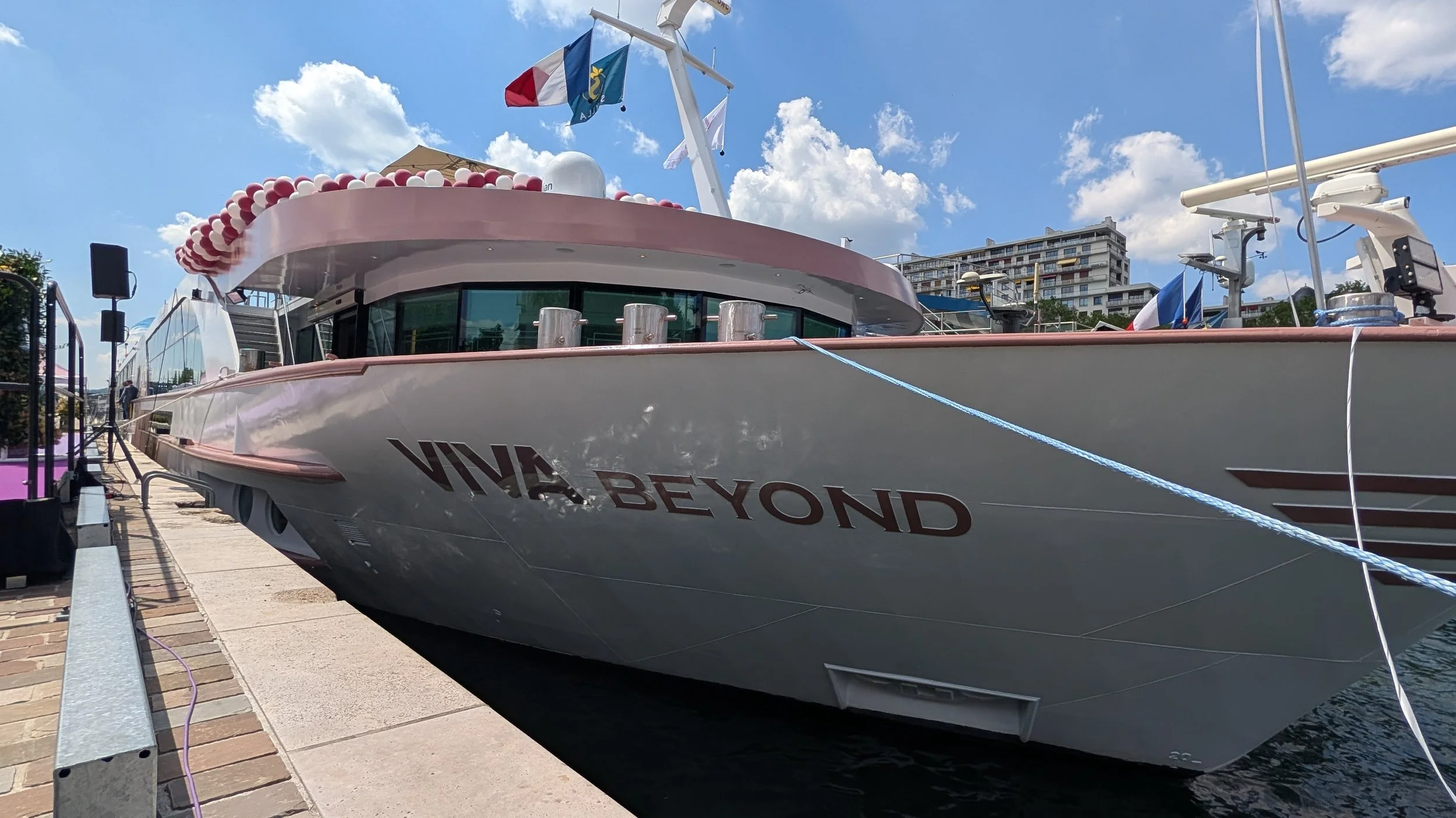 VIVA Beyond new cruise ship from VIVA Cruises in Paris, France