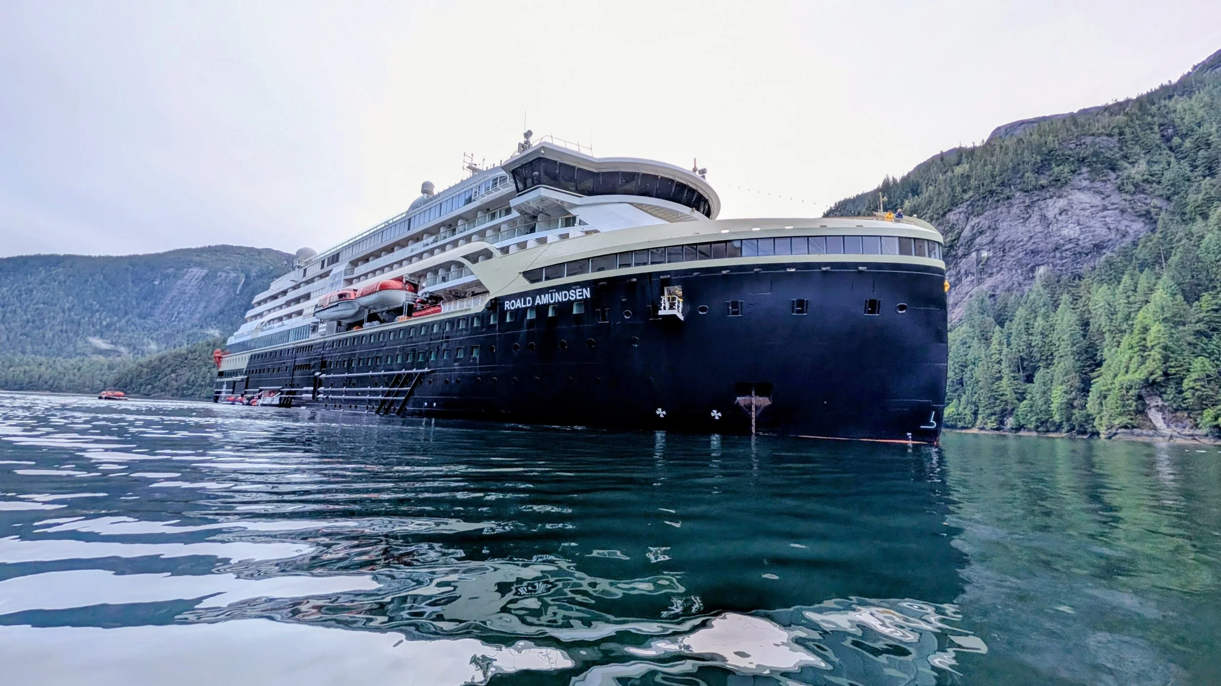 MS Roald Amundsen ship in Alaska with HX Expeditions
