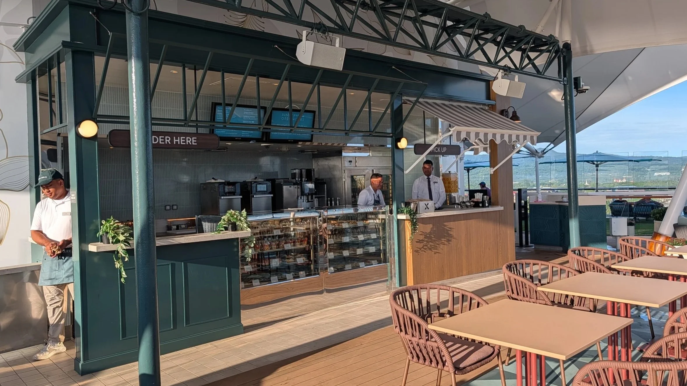 Sunset Park Cafe on Celebrity Solstice