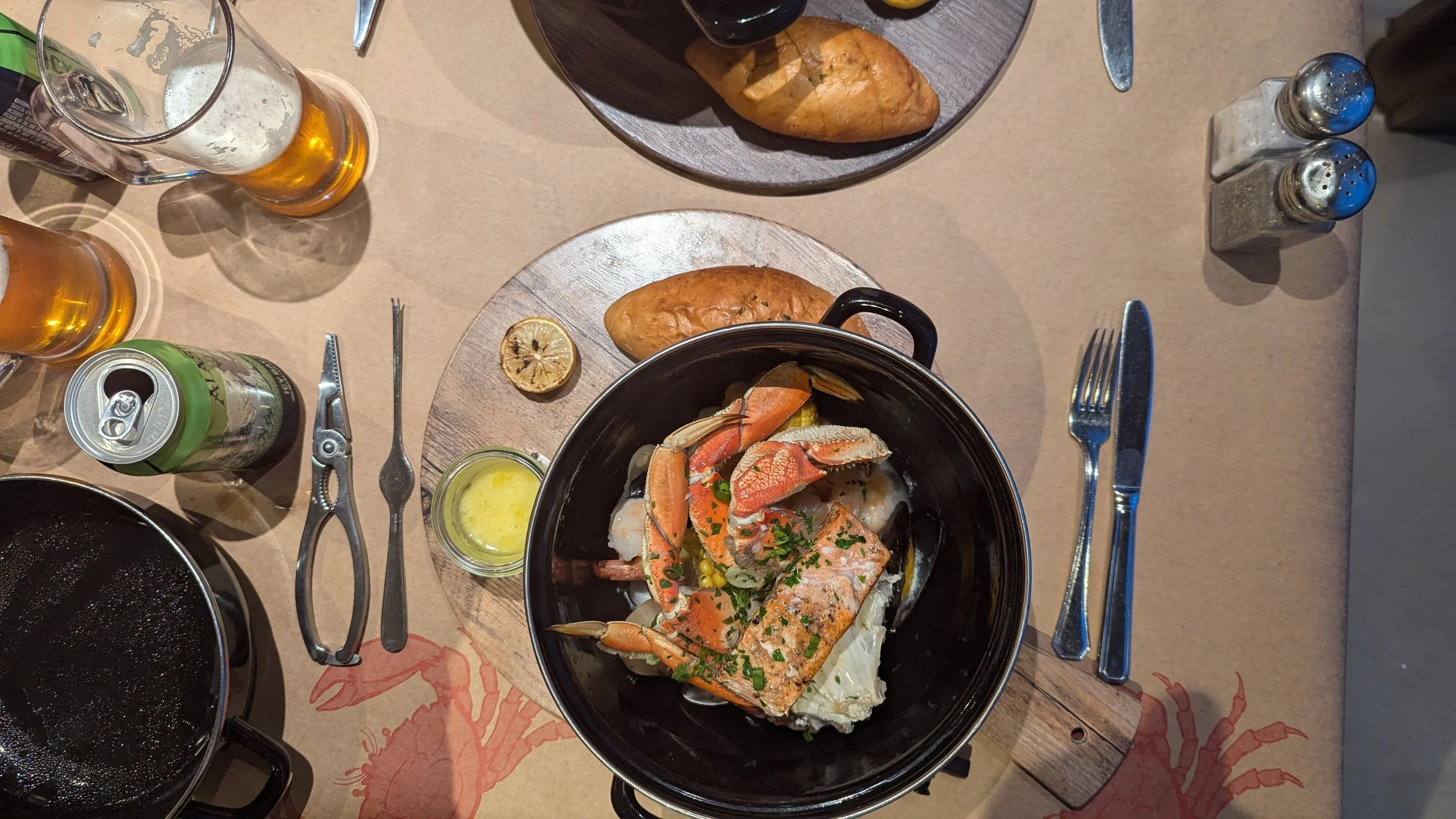 Seafood feast on Holland America Line Alaska cruise