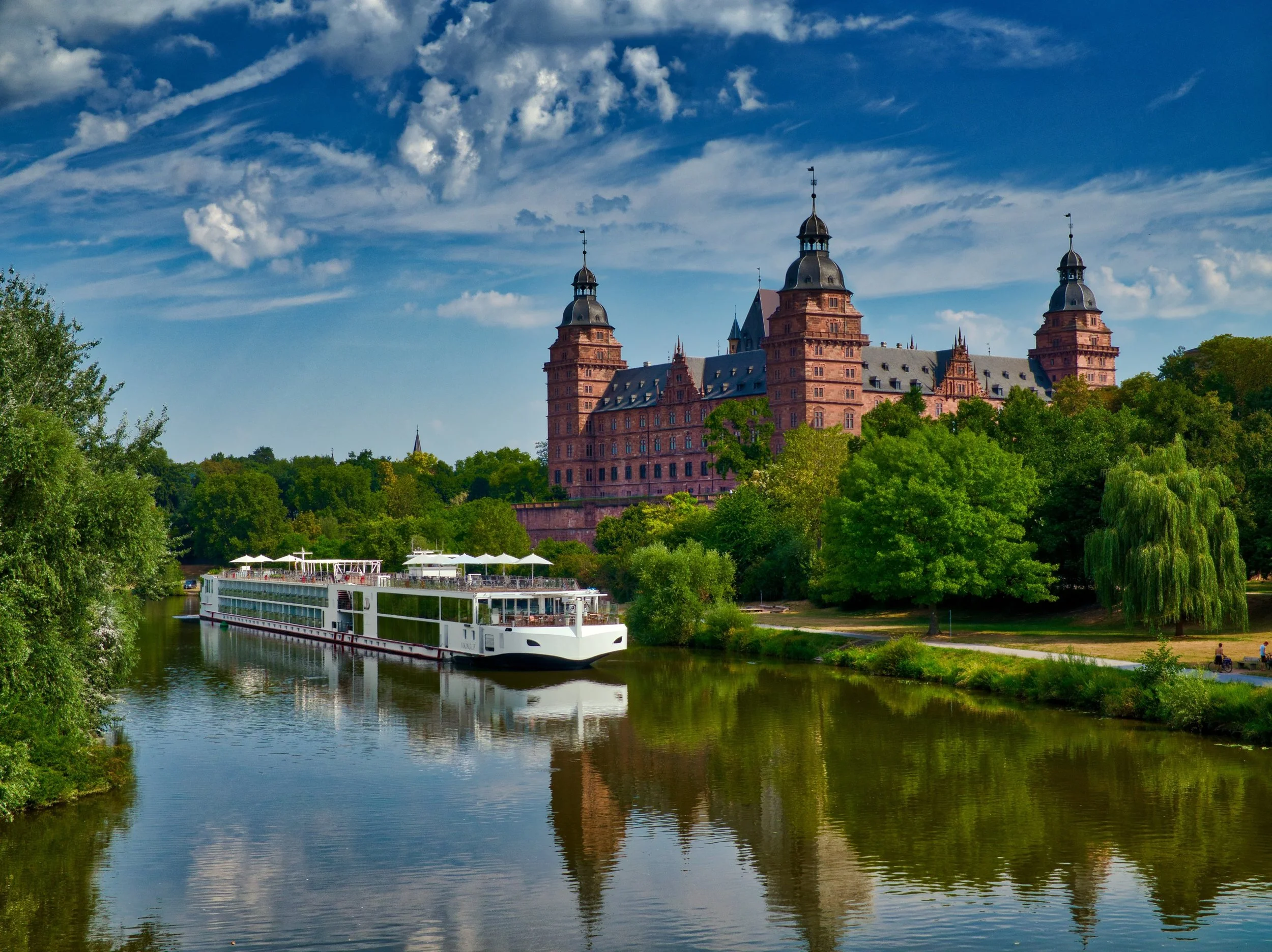 Viking Lif Viking river cruise longship on the Main River in Germany