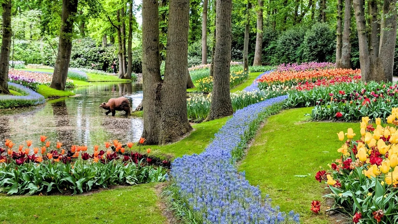 Keukenhof botanical garden in the Netherlands
