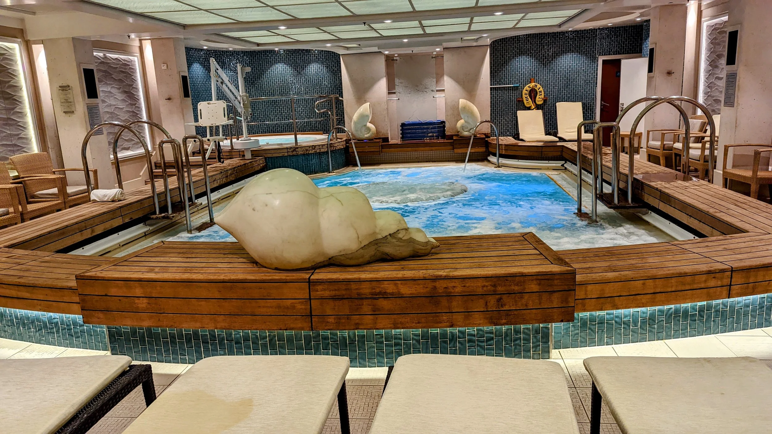 The thermal spa on Queen Mary 2