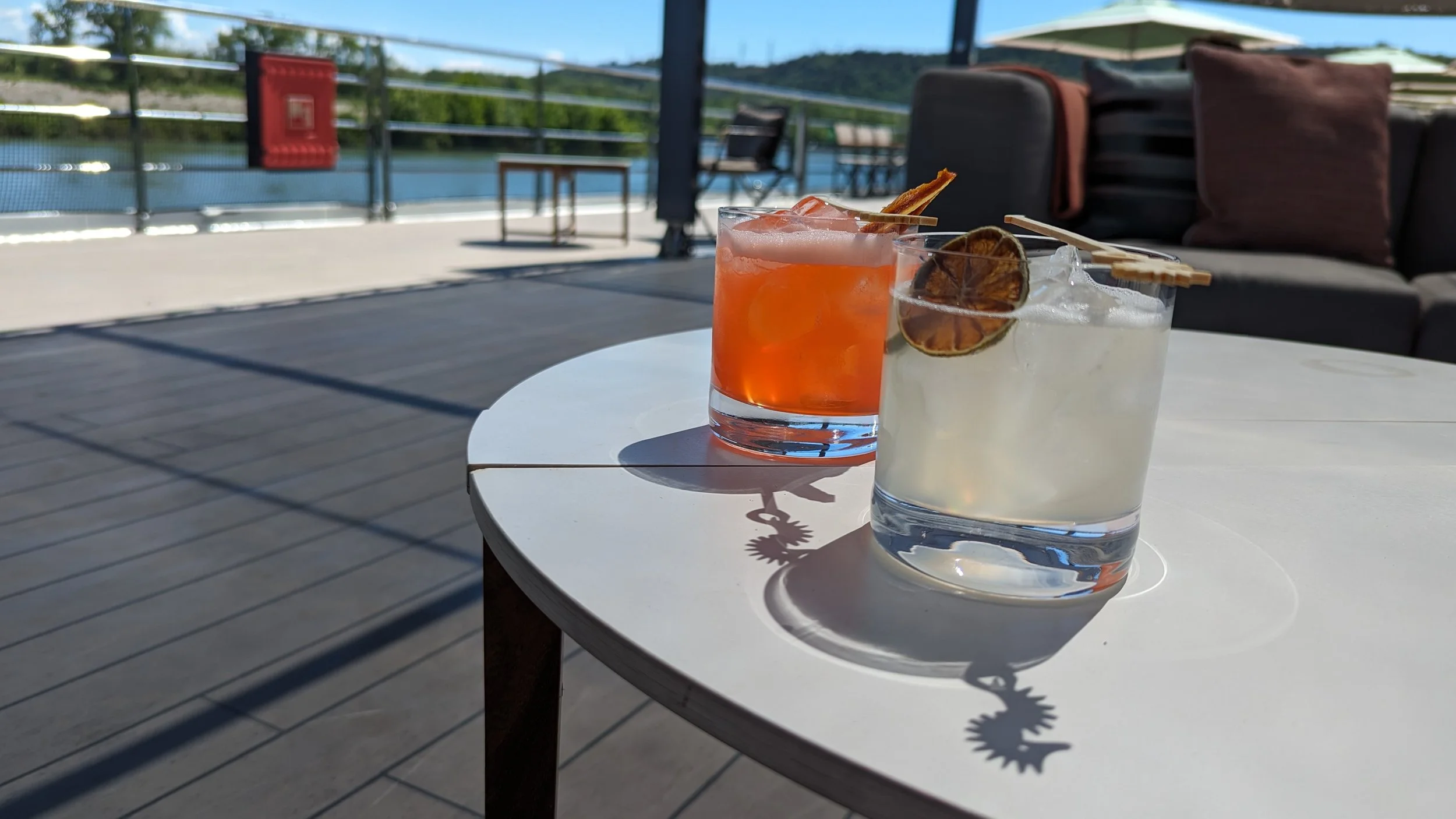 Craft Cocktails on Riverside Luxury Cruises