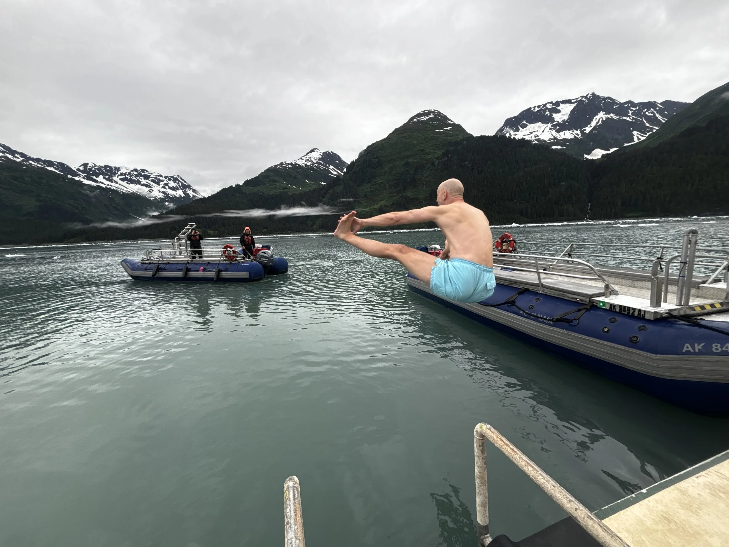 Polar plunging in Alaska