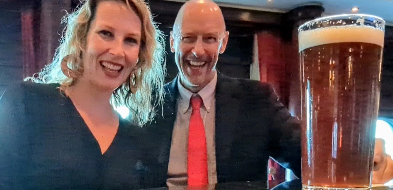 Dressing up on Queen Mary 2 for our atlantic crossing voyage