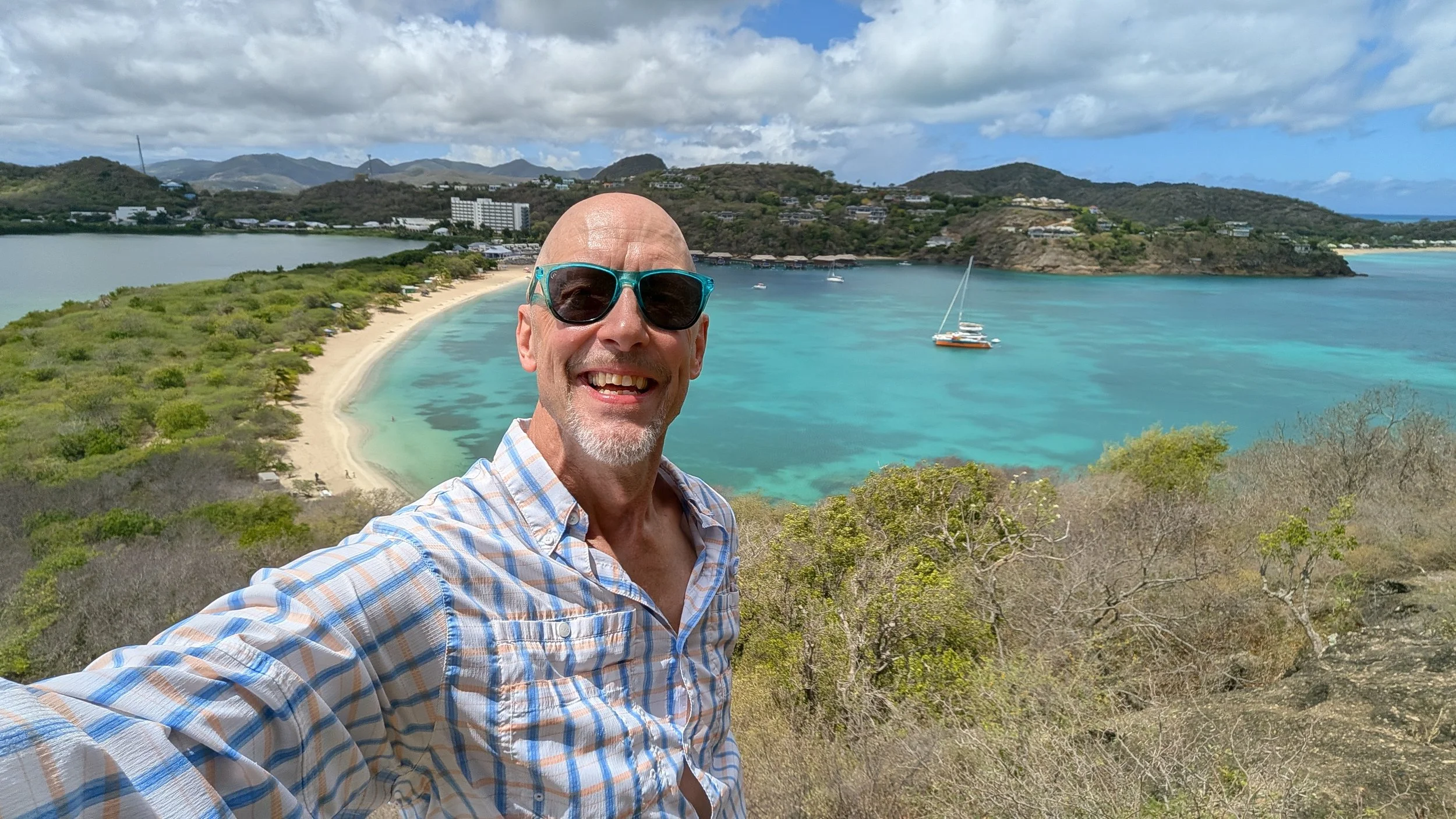 Hike up to get a great view at Fort Barrington in Antigua