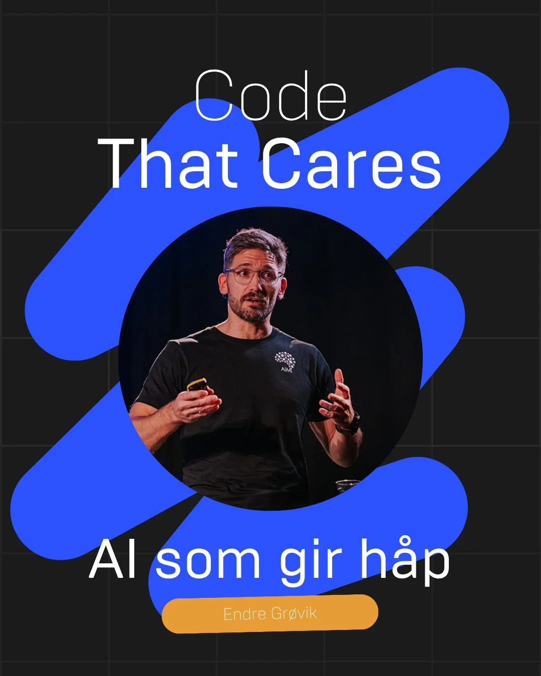 Kan kunstig intelligens være mer enn teknologi?
Kan den faktisk gjøre en forskjell – for mennesker, helse og livskvalitet?
Under årets kick-off møter du Endre Grøvik fra Helse Møre & Romsdal, som tar