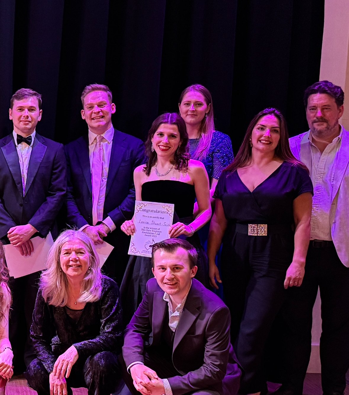 First Prize Winner of the 2025 Chris Treglown Foundation Fund Singing Competition