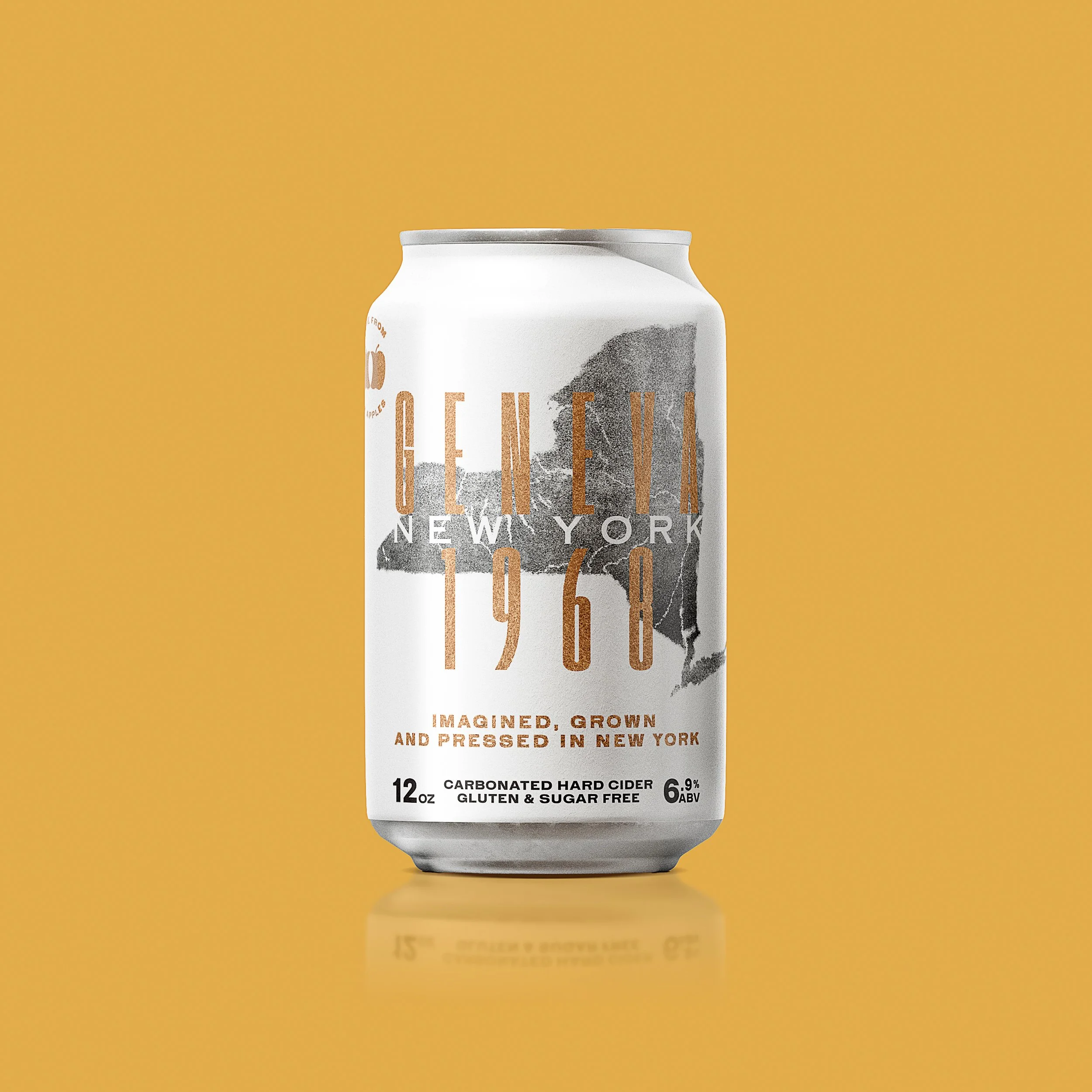 Named to honor New York State's agricultural ingenuity, Geneva 1968 is our most refined cider. Exquisitely dry and tart, it is a tasteful journey through the state's best apple orchards.