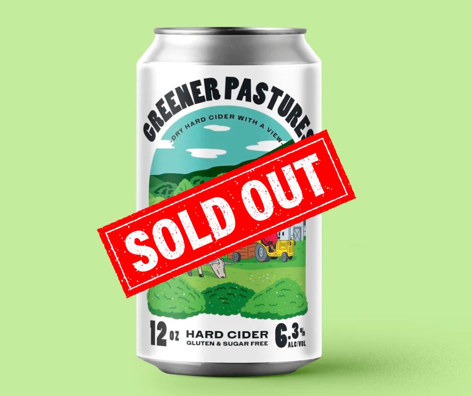 A crisp, dry hard cider that pairs perfectly with the picturesque beauty of greener pastures. Sit back, relax, and enjoy the view.