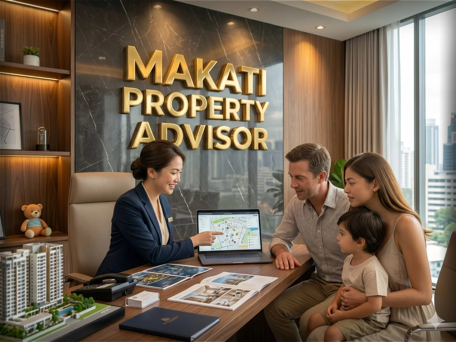 Professional real estate advisor website design demo