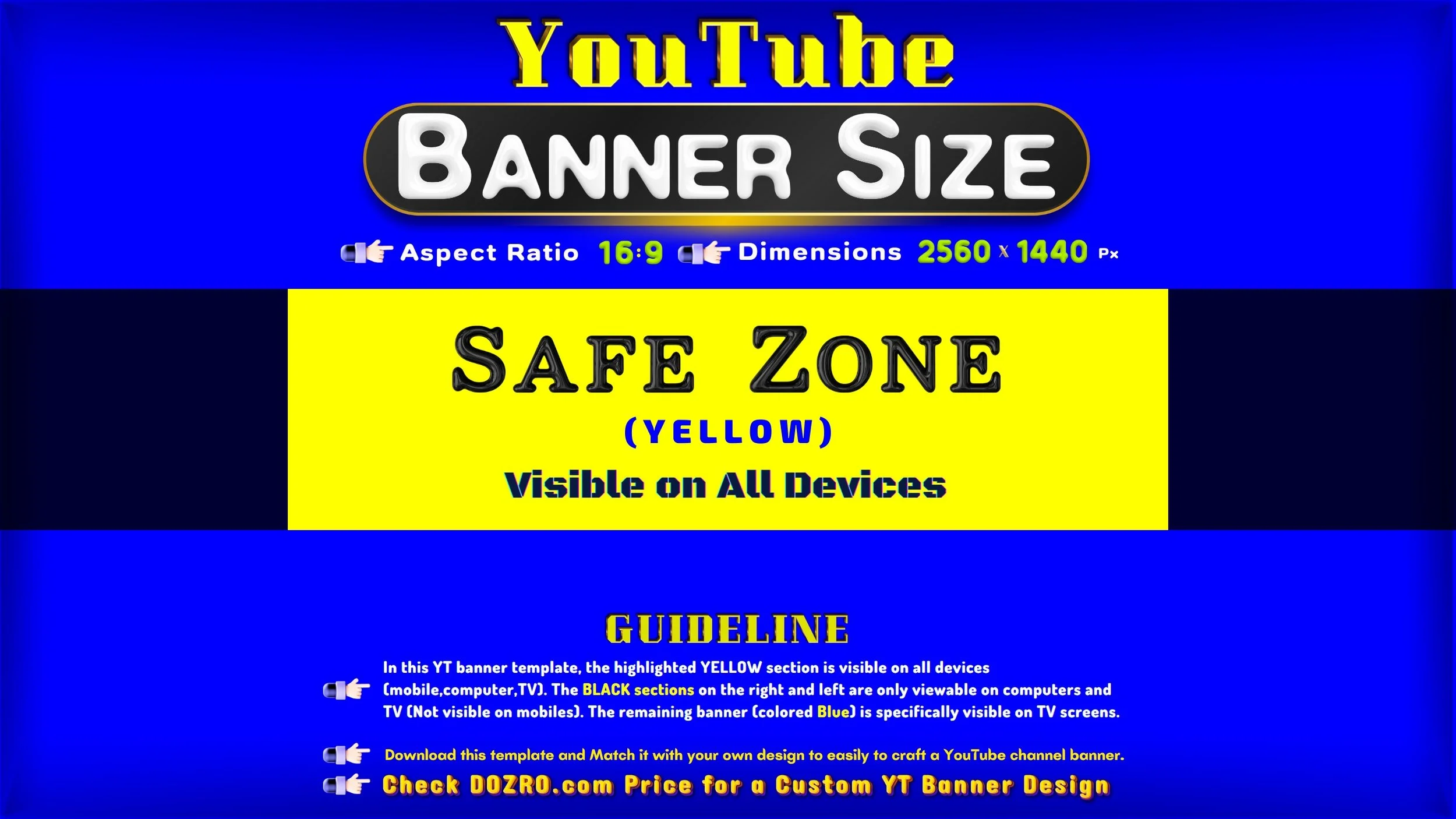 YouTube Banner Size: Optimal Dimensions and Aspect Ratio to Perfectly Fit on all Devices