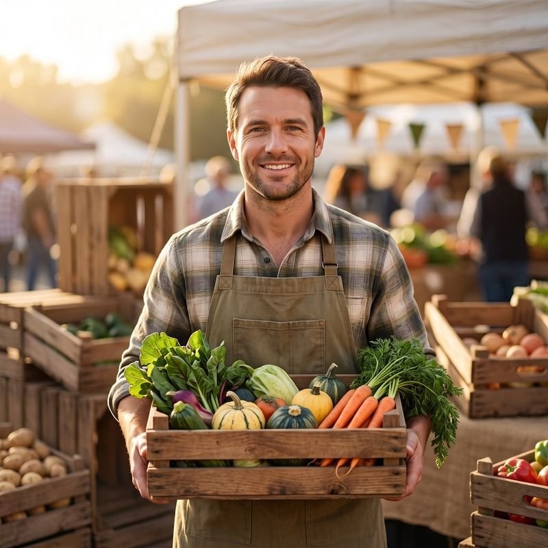 Farmers Market Vendors business  Website Creation Service USA