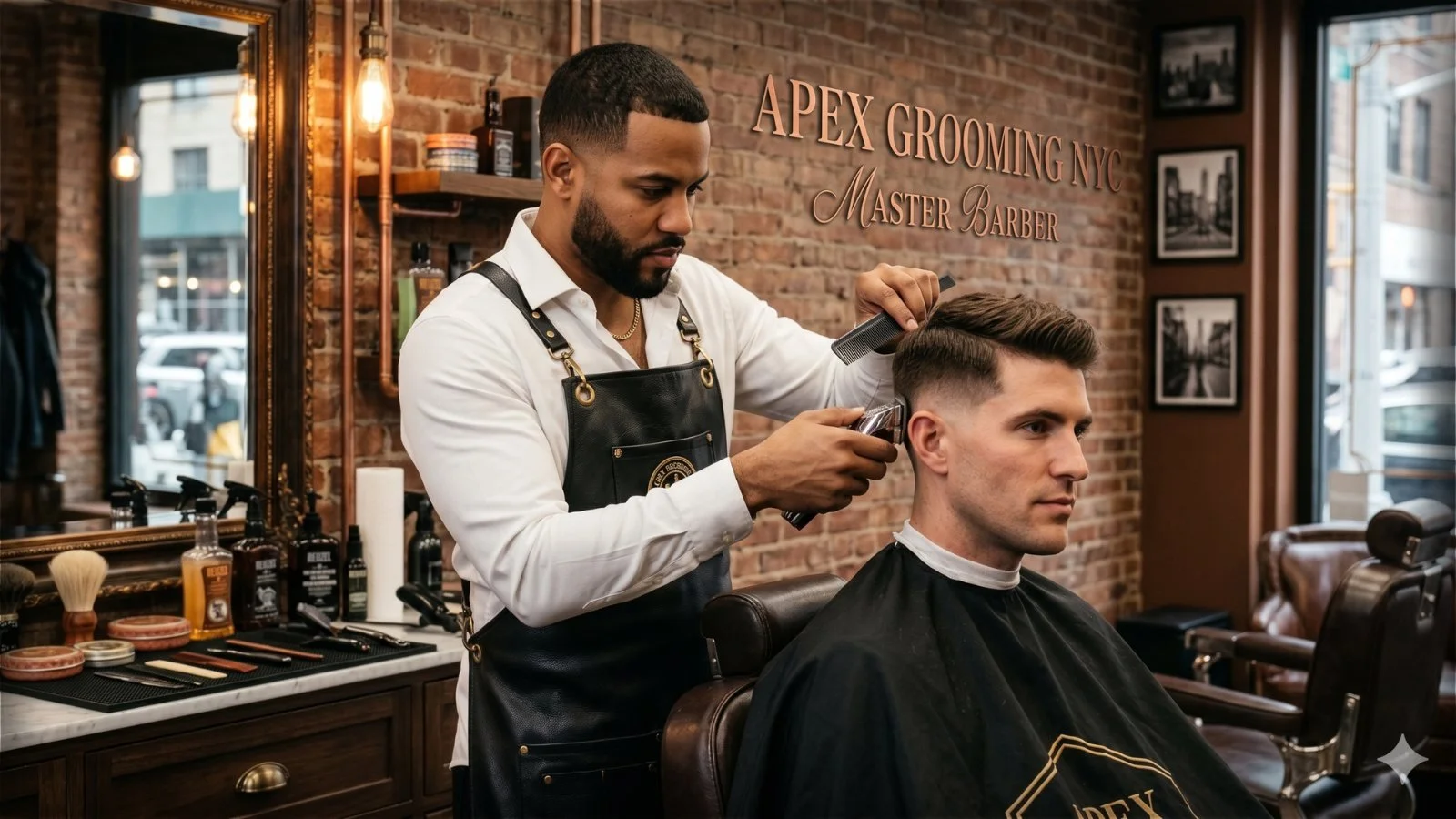 Barber Website Design Demo USA