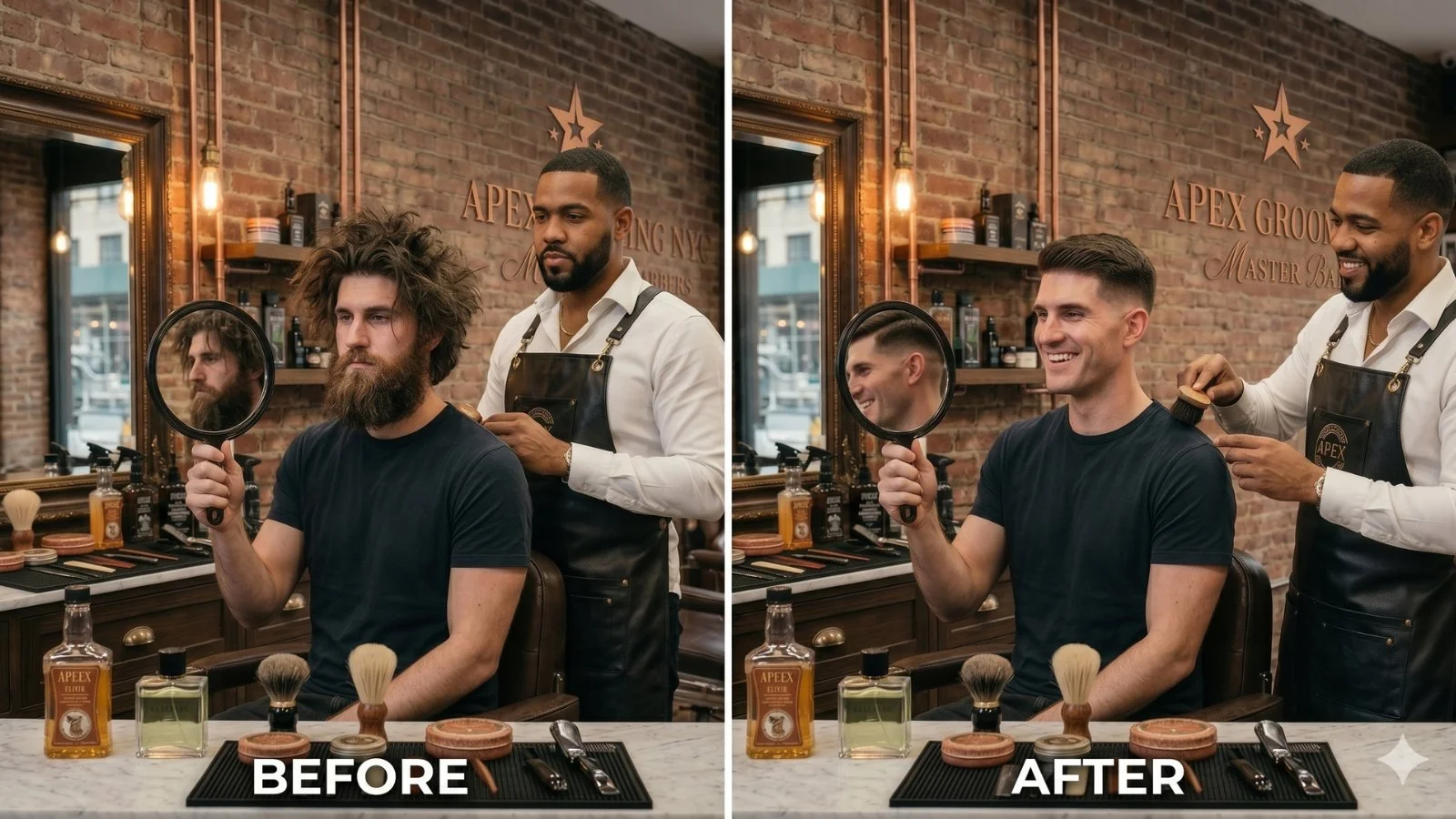 Barbershop Before After Website Creation Service Dozro