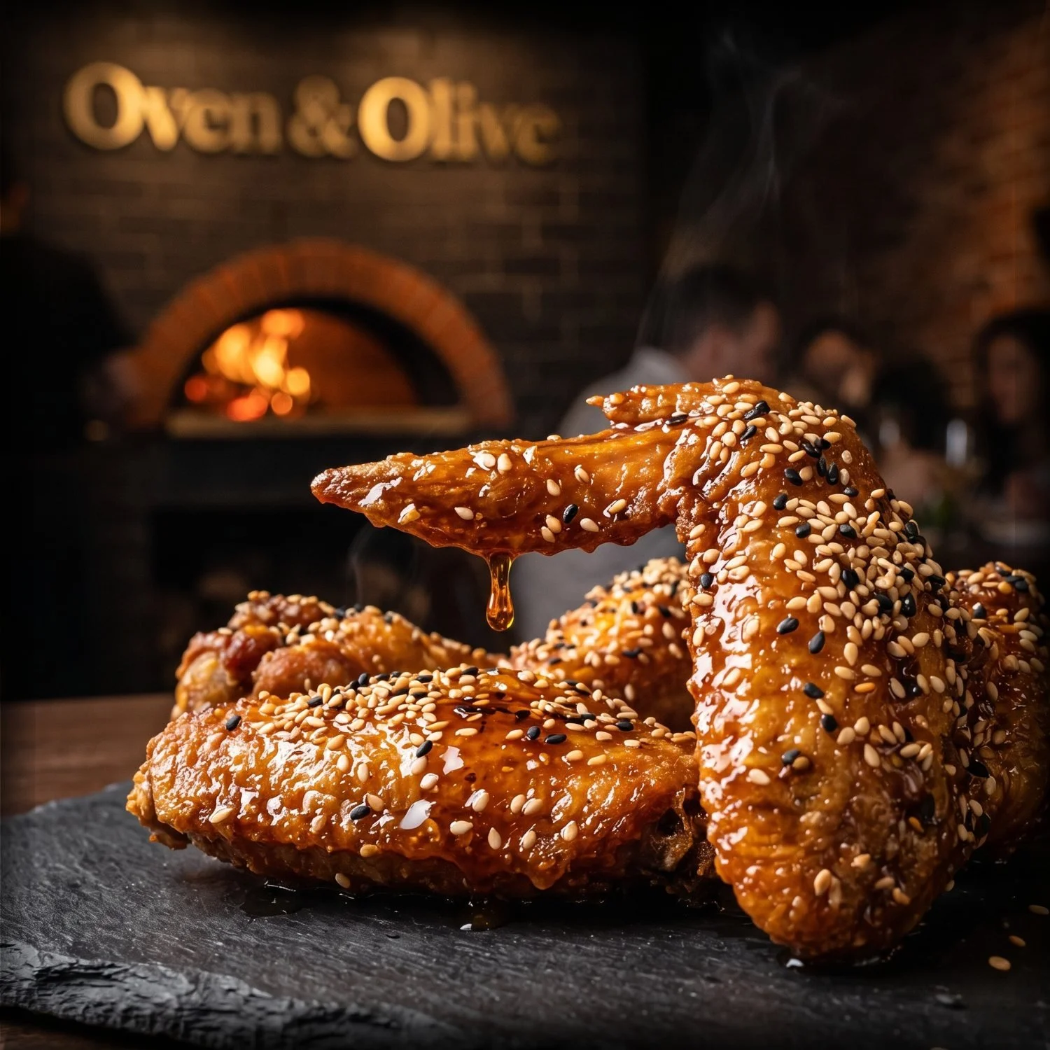 Golden Chicken Wings Restaurant Site Demo Any Country Pizza Biryani Sushi