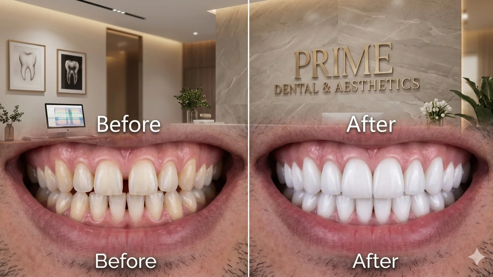 Dental Clinic Before and After