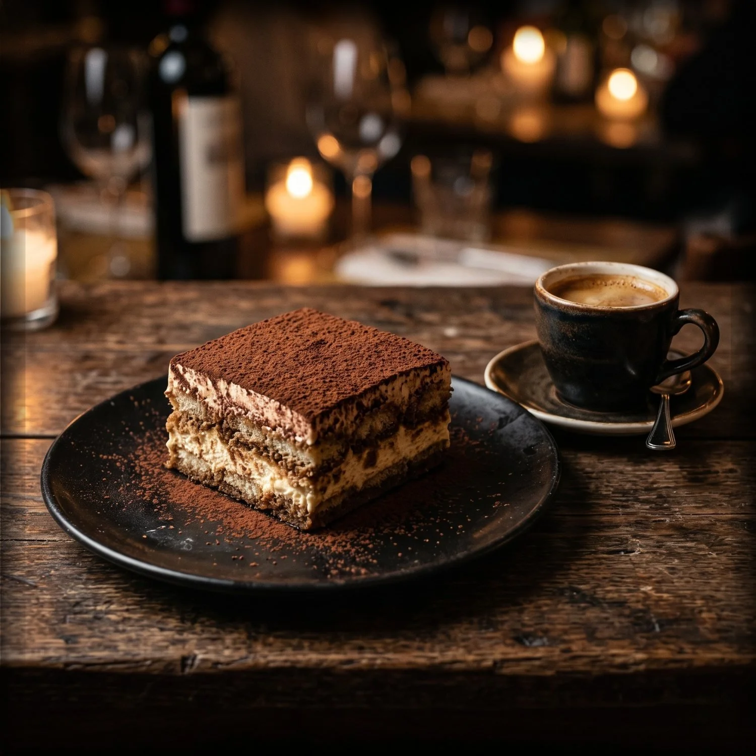 Tiramisu Slice Espresso Cup MultiCuisine Restaurant Website Demo Professional Design