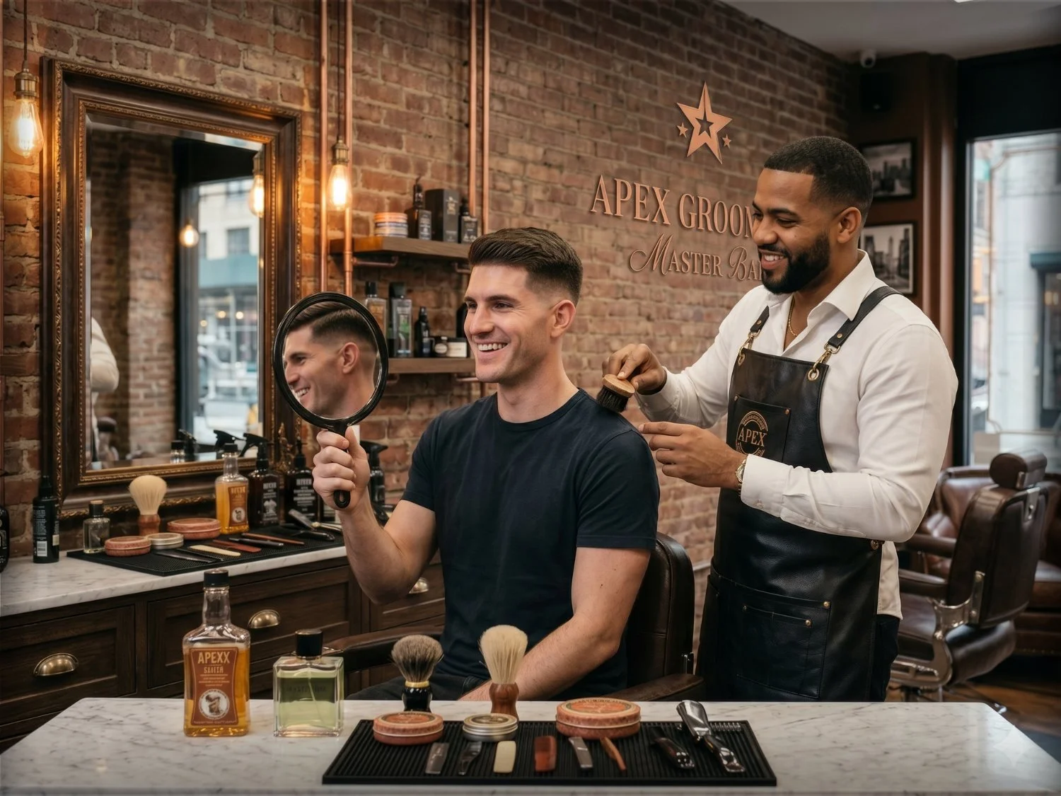 Barbershop Website Design Dozro Happy Client Barber