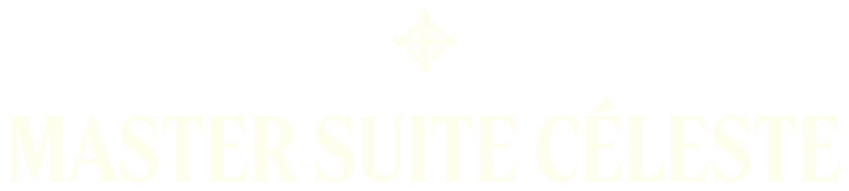 Master suite céleste text
