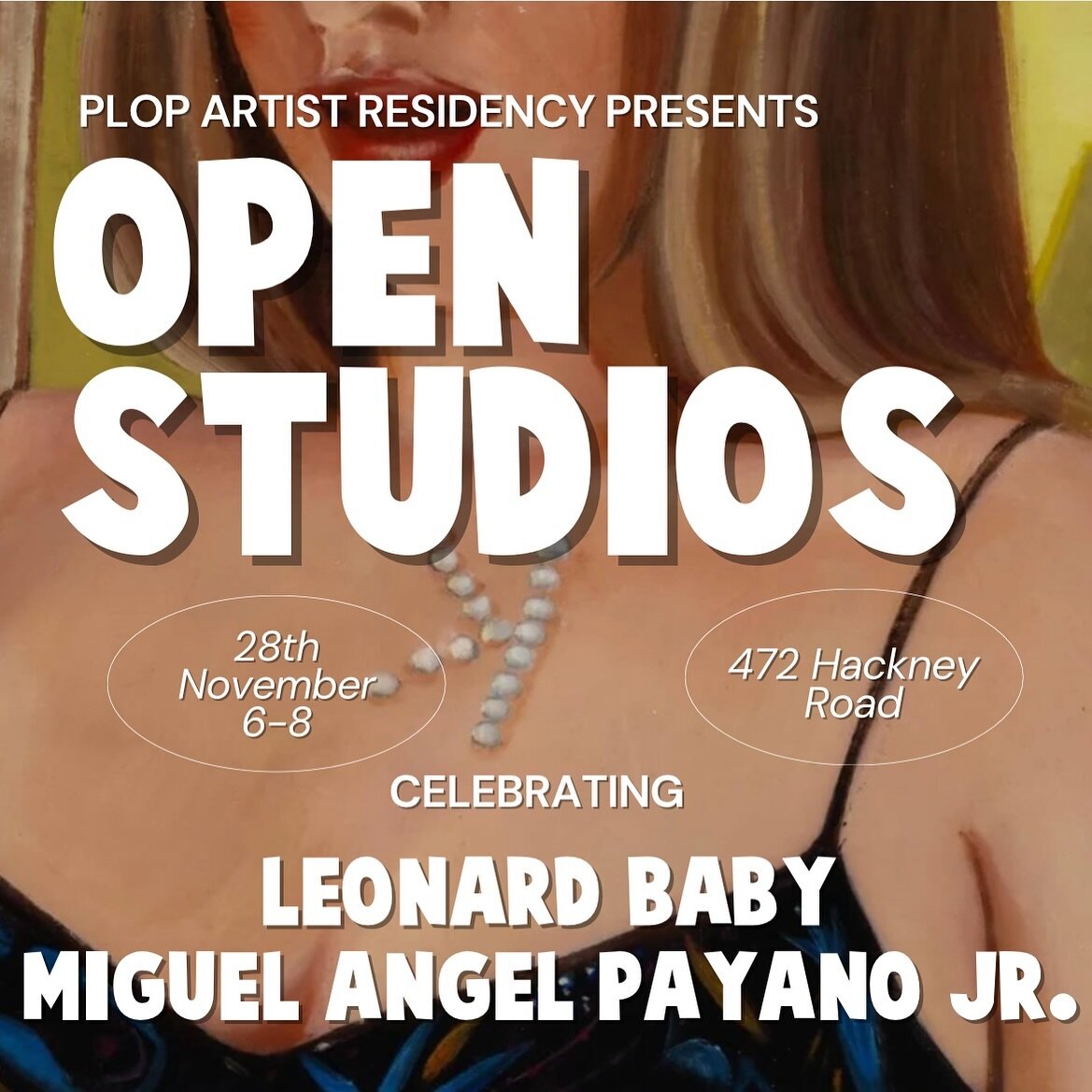 ‼️ Join next Tuesday (28th) for PLOP Open Studios 🔥

Come celebrate with us and see the work that these two international artists have produced during their stay in London!

@leonardbabyart @miguel_angel_payano_jr 

⏰ 6-8PM

#contemporarypainting #p