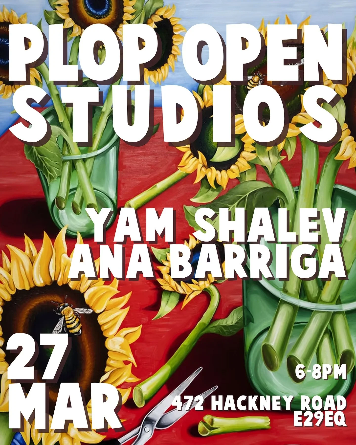 Join us this Thursday! ❤️&zwj;🔥 with @yam.shalev and @anabarrigaoliva ✨

#eastlondon #event #artevent #artworld #residency