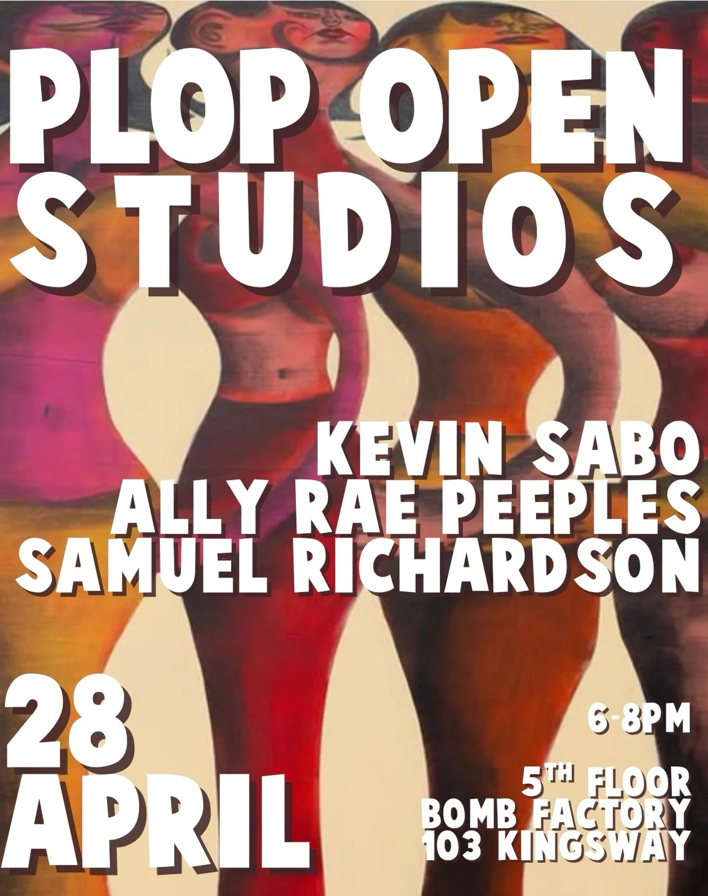 Join us next Tuesday for our April PLOP Open Studios to celebrate @allyraepeeples @kevin__sabo and @samuelrrichardson 🔥 

📍 PLOP Residency, Floor 5, @thebombfactoryartfoundation, 103 Kingsway, Holborn

⏰ 6-8 PM

#PLOP #Residency #OpenStudios #Whats