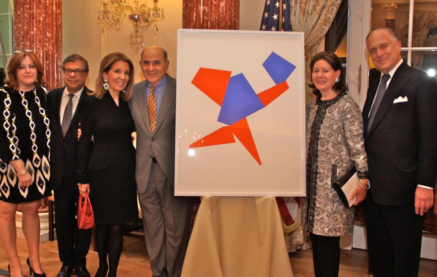 In 2012, Joel joined our Original Print Collection by donating &ldquo;Toss-up.&rdquo; Gemini G.E.L. generously published the screenprint in an edition of 100, and it is on display in U.S. Embassies from Kingston, Jamaica to Reykjav&iacute;k, Iceland.