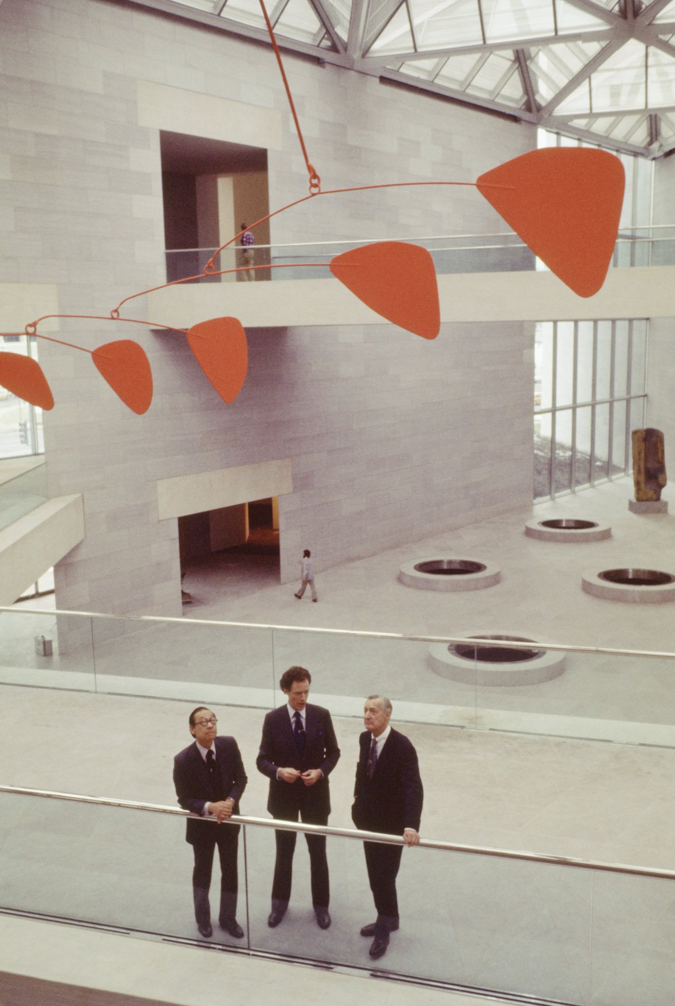 <u><a href="/artists/diana-walker"target="_blank">Diana Walker</a></u><p><i>I. M. Pei (left), J. Carter Brown (center), and Paul...</i>, 1978</p>