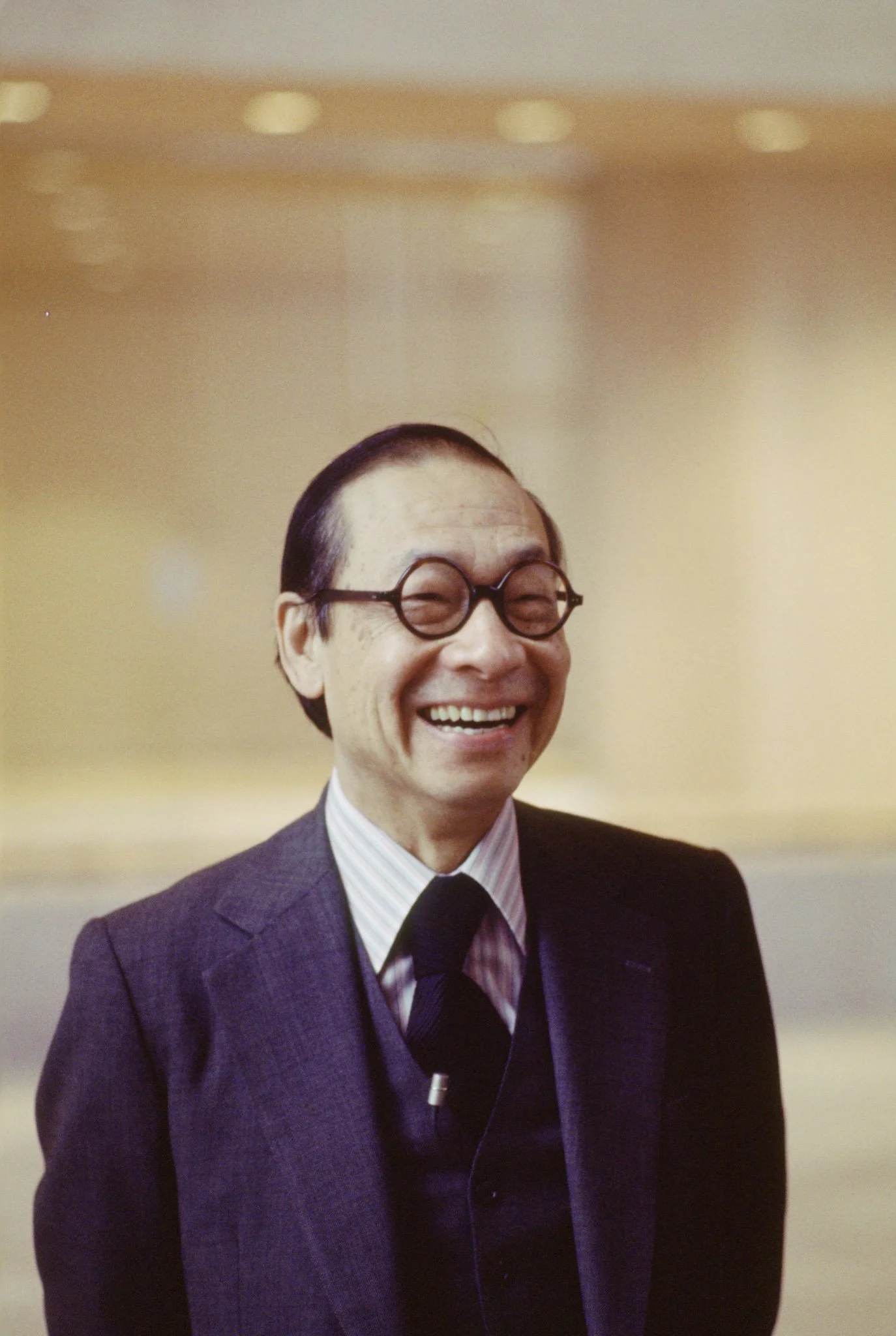 <u><a href="/artists/diana-walker"target="_blank">Diana Walker</a></u><p><i>Architect I. M. Pei in the East Building...</i>, 1978</p>