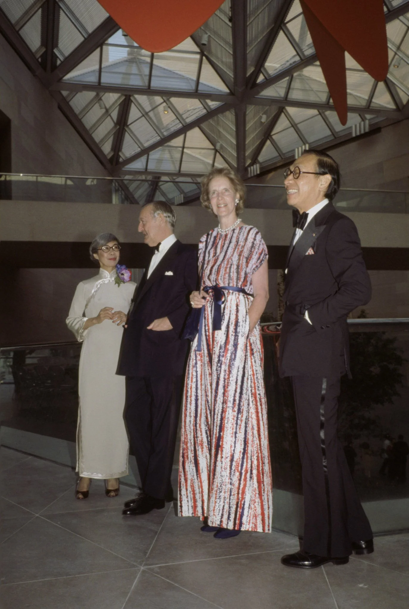 <u><a href="/artists/diana-walker"target="_blank">Diana Walker</a></u><p><i>I. M. Pei, Bunny Mellon, Paul Mellon...</i>, 1978</p>