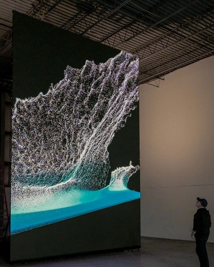 We are pleased to share that &ldquo;Clifford Ross: Digital Waves&rdquo; opens Saturday, January 17th, at the National Gallery of Art in Washington, D.C. Featuring a 23-foot-tall screen of waves with glowing pixels, the immersive video installation is