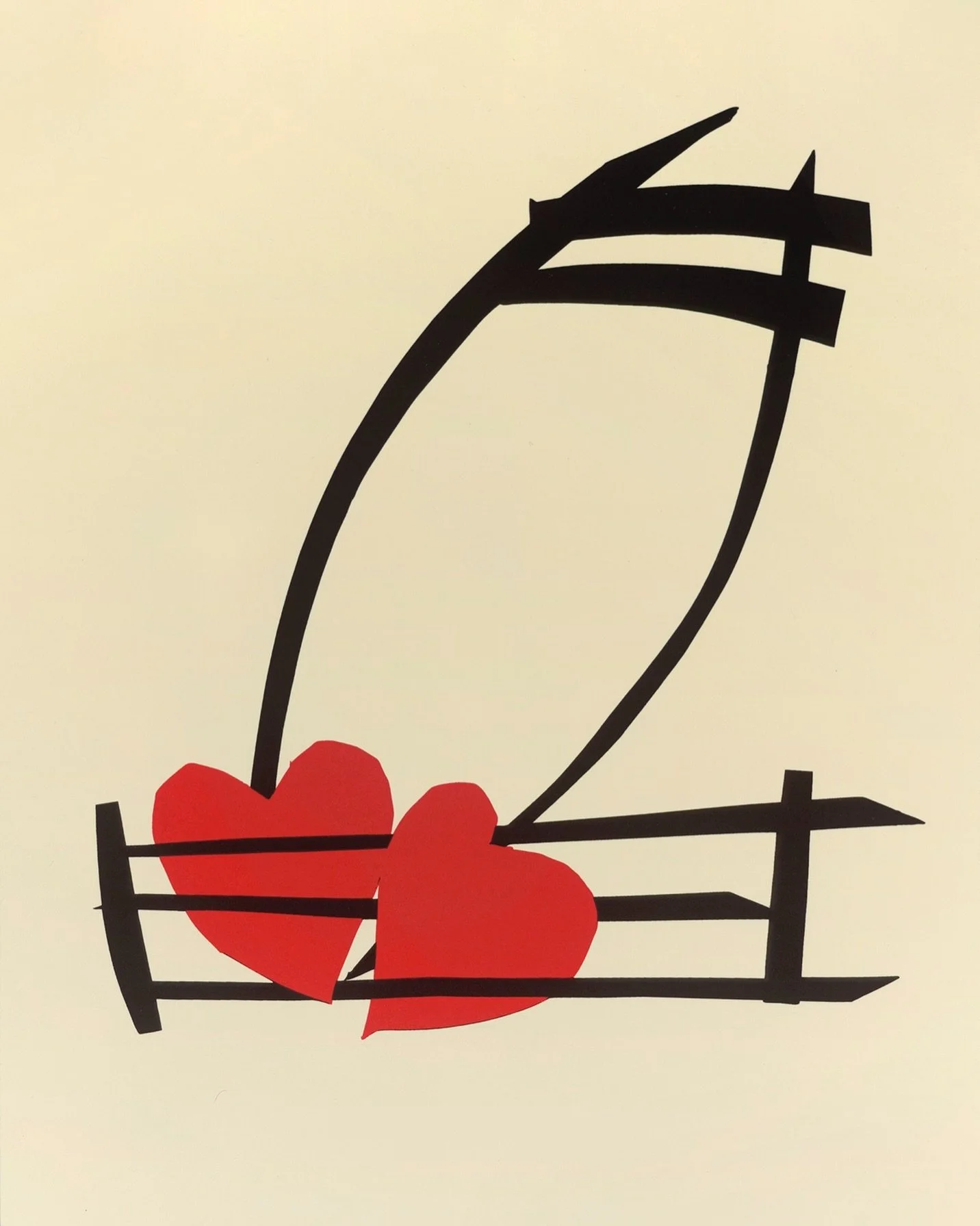 Happy Valentine&rsquo;s Day! &hearts;️
 
Image:
Claes Oldenberg, &ldquo;Musical Hearts,&rdquo; 2012, 2-color screenprint, 21 x 21 inches, Gift of Jan O&rsquo;Brien and Craig Hartman
 
#FAPE #culturaldiplomacy #FAPEculturaldiplomacy #americanart #vale