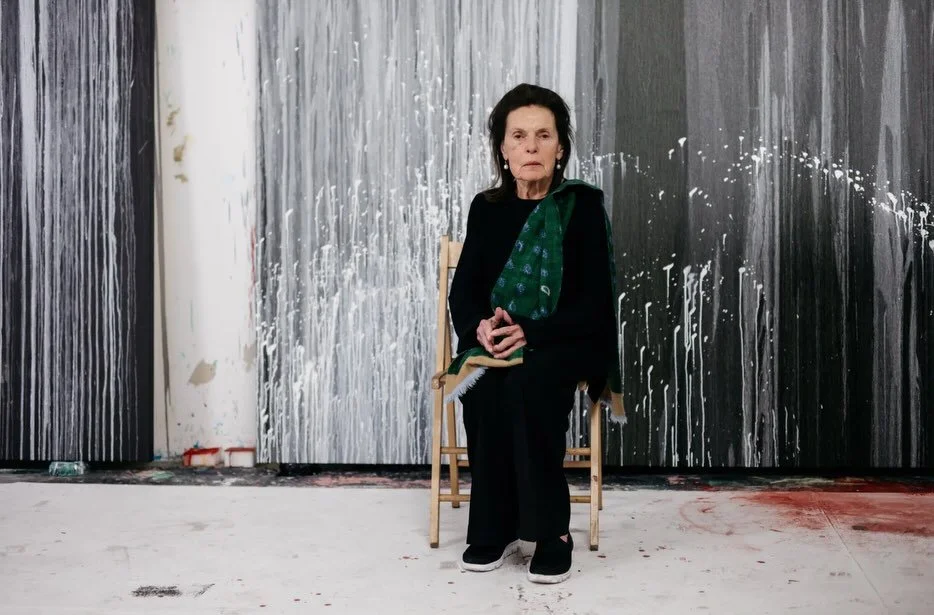 The Foundation for Art and Preservation in Embassies is profoundly saddened by the death of Pat Steir. She was a trailblazing artist whose shimmering paintings, born of ingenuity and accident, evoke the energy of natural forces, most vividly her cele