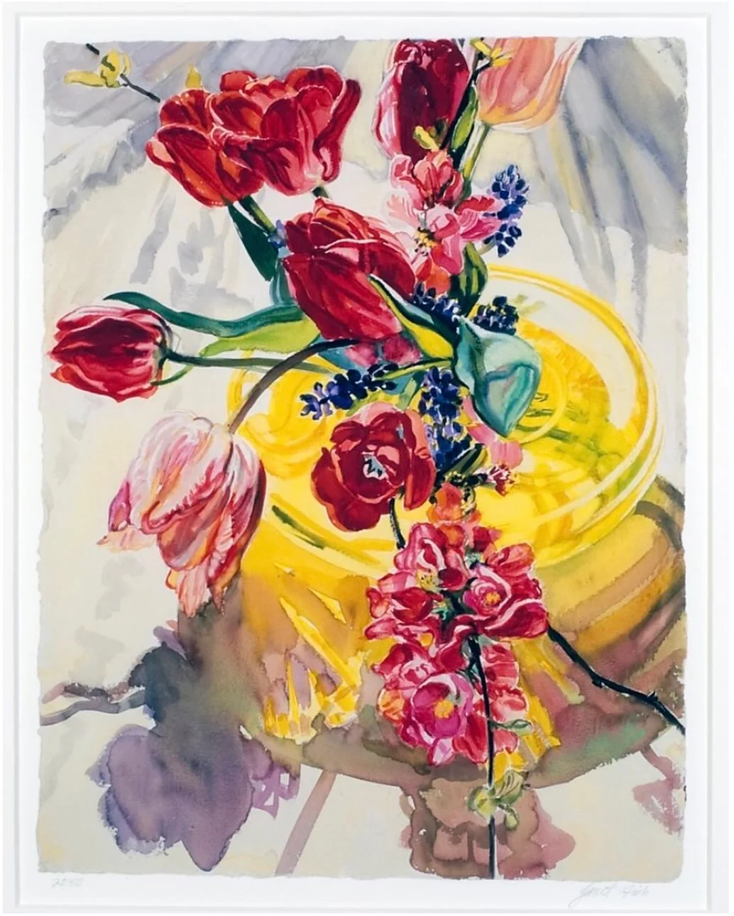Happy Mother&rsquo;s Day!

Image:
Janet Fish, &ldquo;Spring Flowers/Yellow Vase&rdquo;, 2004, Digital pigment print, 20 x 16 inches, Gift of Ann and Graham Gund