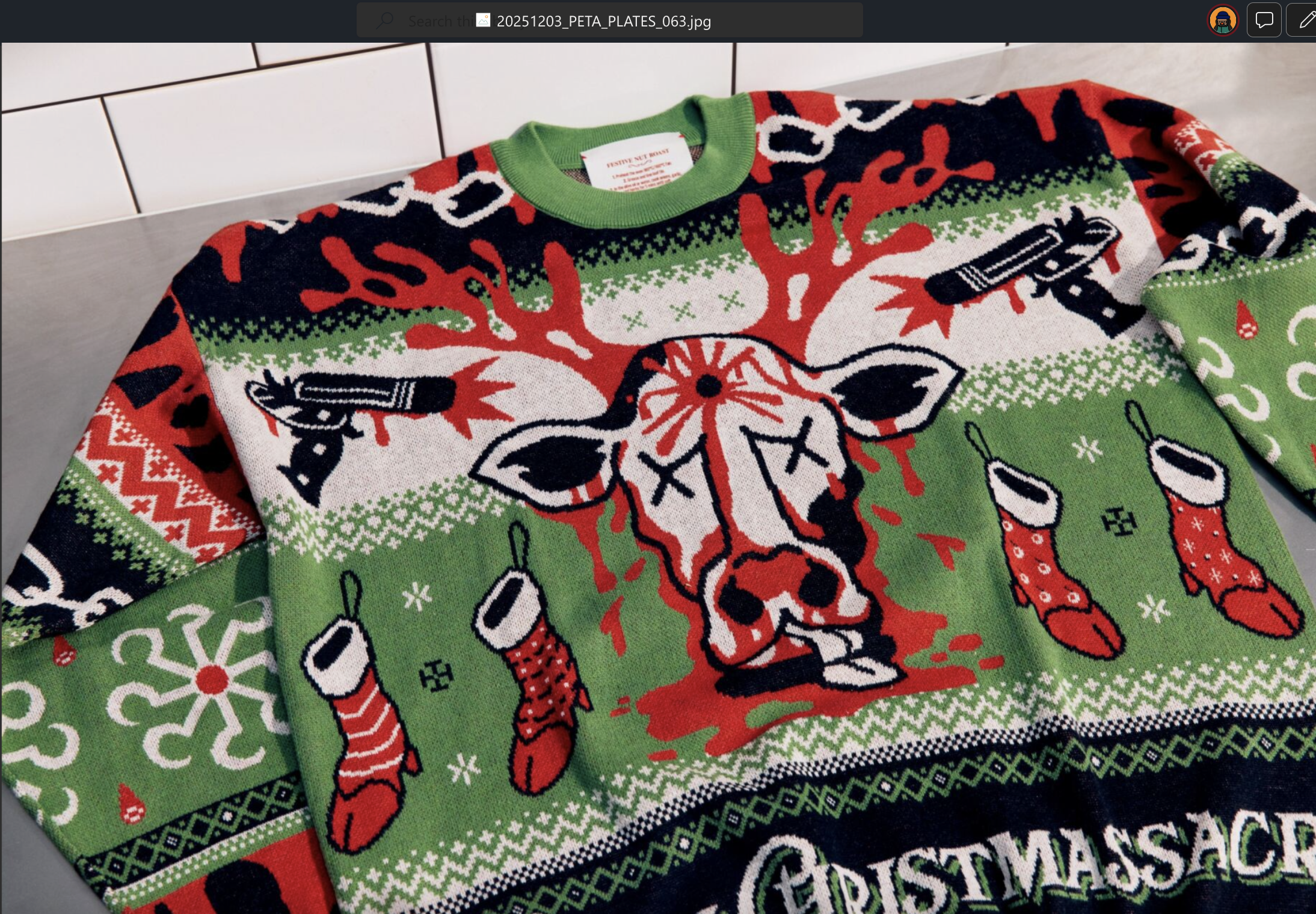 PETA | The Ugliest Xmas Jumpers