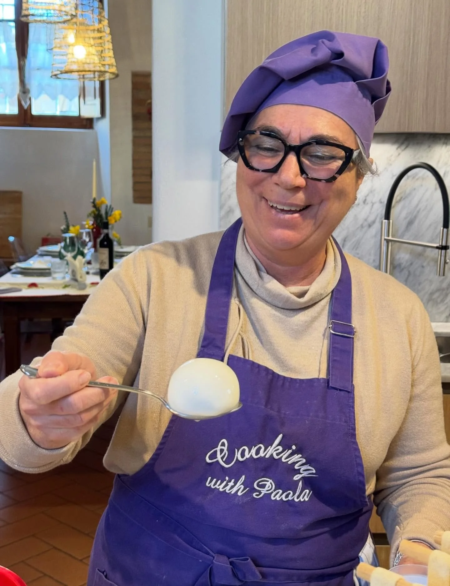 Meet Paola! 

We spent the morning in her kitchen preparing authentic recipes from Chianti. 

We shared stories, learned techniques and thoroughly enjoyed Paola and her husband Mario. 

And then we sat down together and enjoyed the amazing food and w