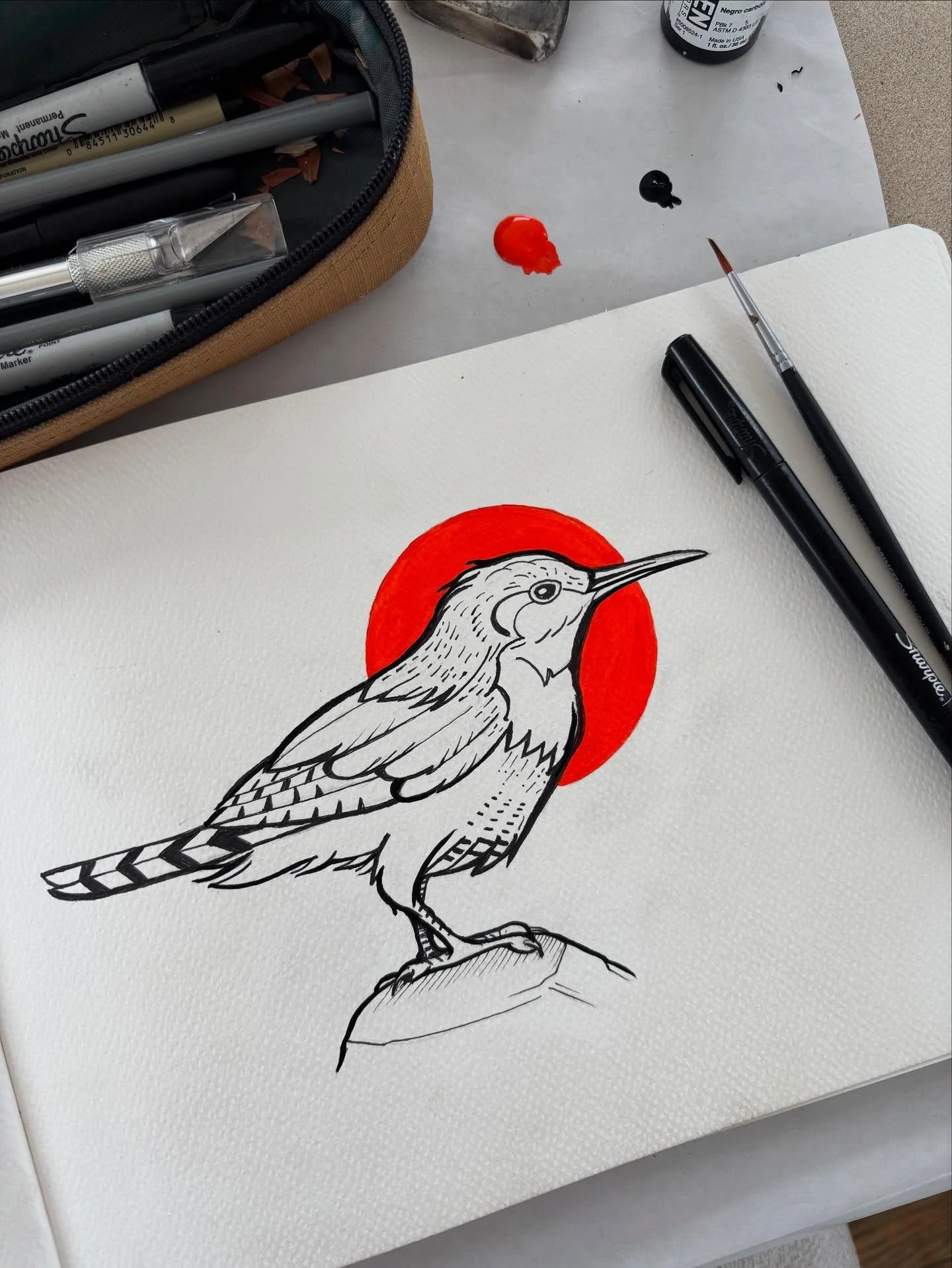 Getting ready to open my tattoo books next week! (After I squeeze in a giant little mural project 🤠 ) 

Check my stories or profile for direct link to get on my waitlist and DM me if you wanna snag this canyon wren design.

Hoo hoo hoo hoooo 👈 cany