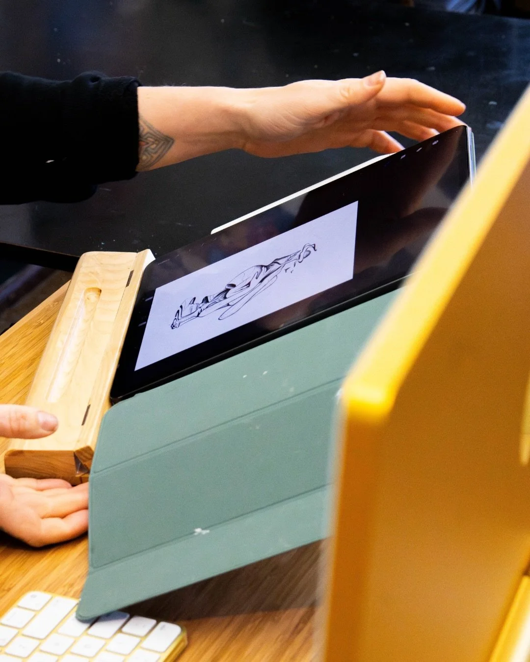 With the sun hiding more and more it&rsquo;s a great time to get a weird, fun, interesting, witchy, herby, personalized tattoo that can go on all your winter adventures with you.

Book through my bio and let&rsquo;s get funky.

#bozemanartist #montan