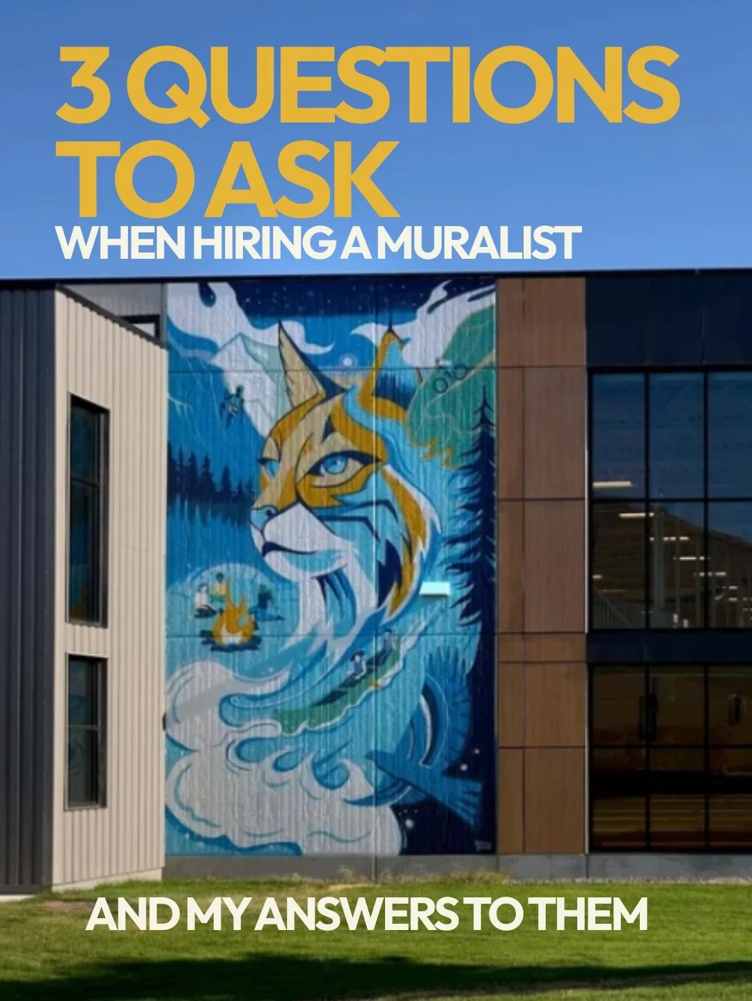 The three questions you should always ask, and my answers to them.

I am so down to do a handful of interior spaces this year, so if you have a stairwell or something empty in your space, we should talk.

 #bozemanartist #montanacreatives #montanatat