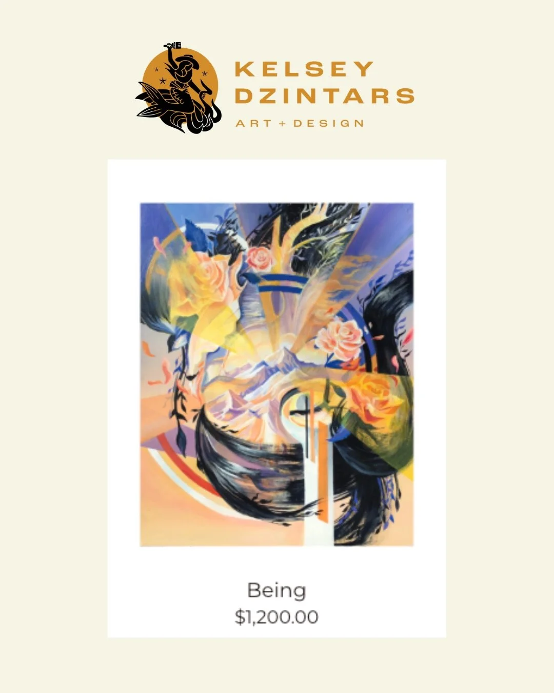 This piece was born intuitively, sparked by a few lines of a poem I heard as we all entered lockdown in 2020.

At the time, painting became a way to let go, learning to sit with uncertainty, to feel each moment as it came, and to respond without a pl