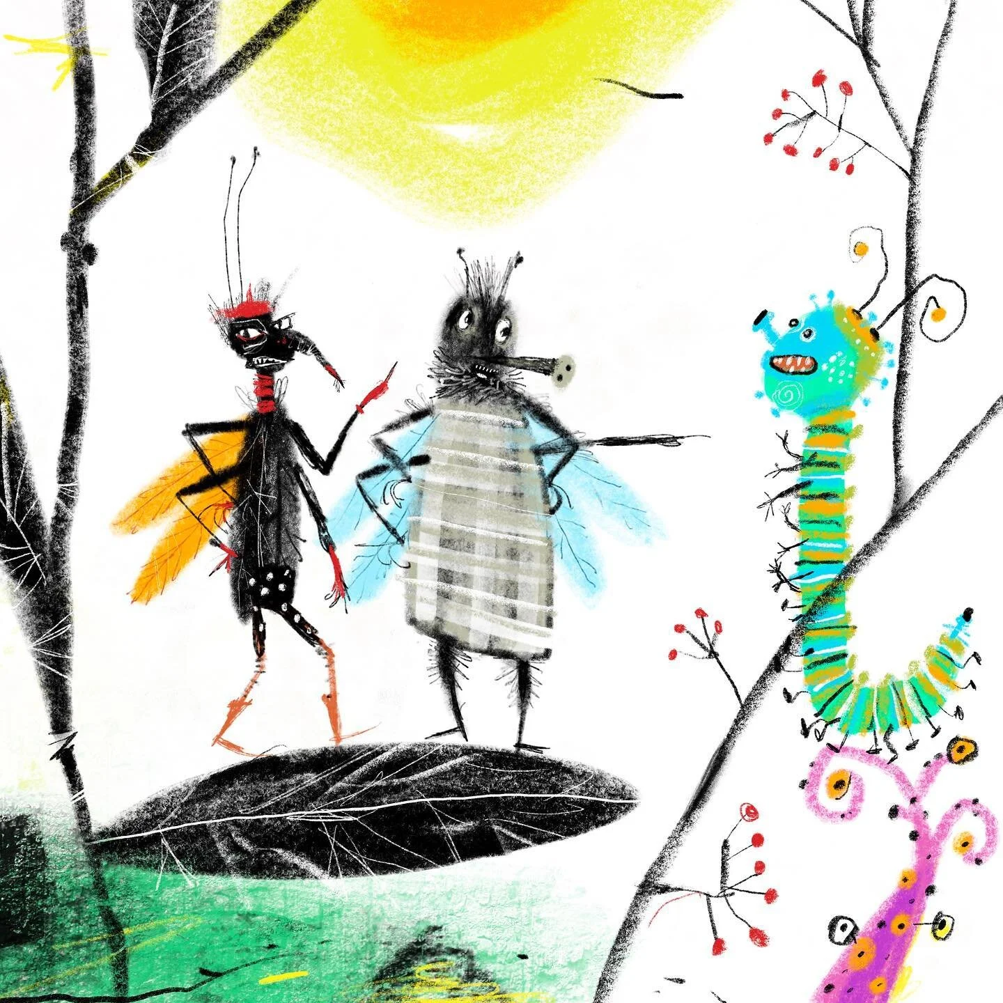 Sunny weather and spring is on it&rsquo;s way. And of course, all the little creatures are appearing in the vegetable patch and the meadow nearby.
One of my favourite Afrikaans words are: GOGGA (bug&hellip;beetle&hellip; creepy crawly) Here are some 