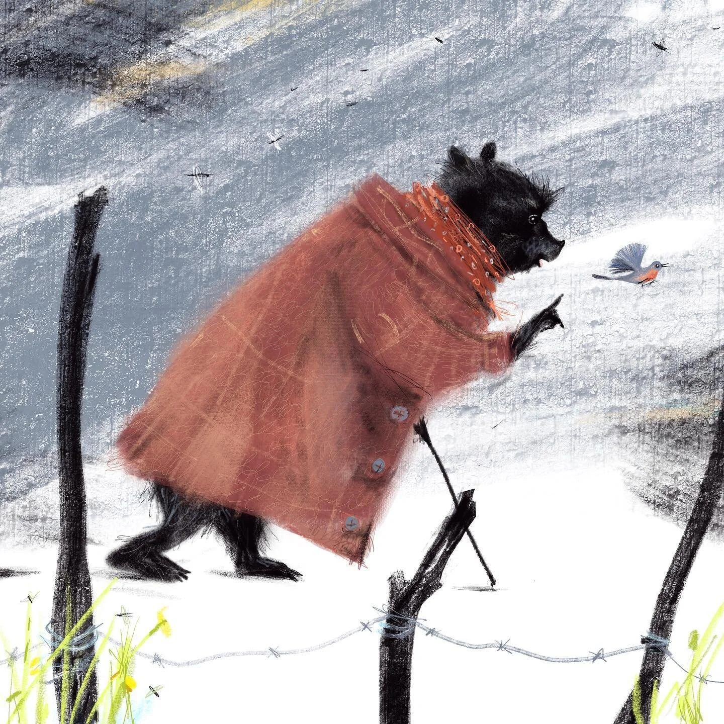 I think I hear the spring now, little one 

@procreate 

#childrensbookillustrators #illustrationsartists #bird #illustrationsoninstagram #picturebookillustrator #illustrationlovers #illustrationstyle #illustrationarts #illustrationinspiration #folkt