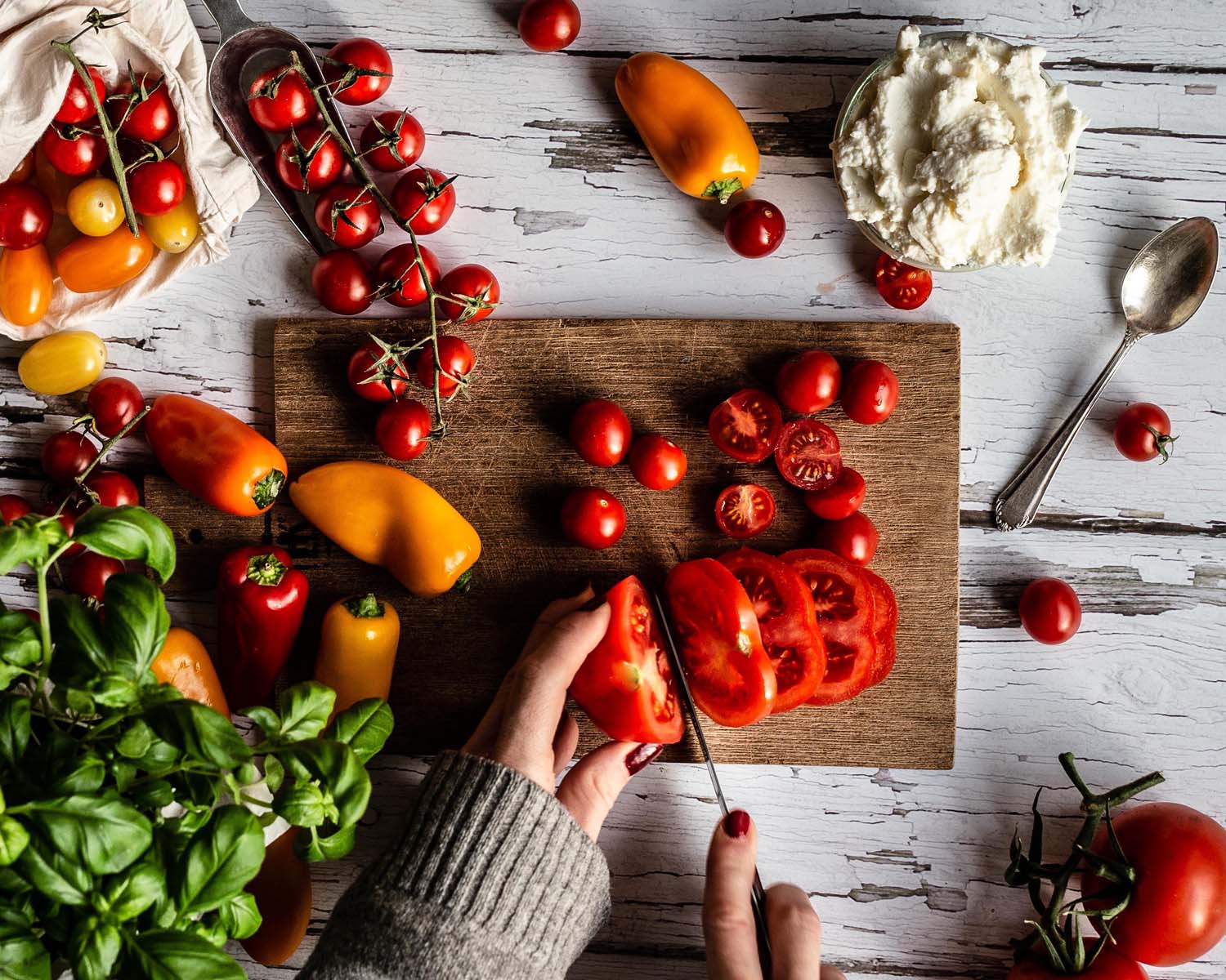 Tomaten-Paprika-Tarte - Klara &amp; Ida