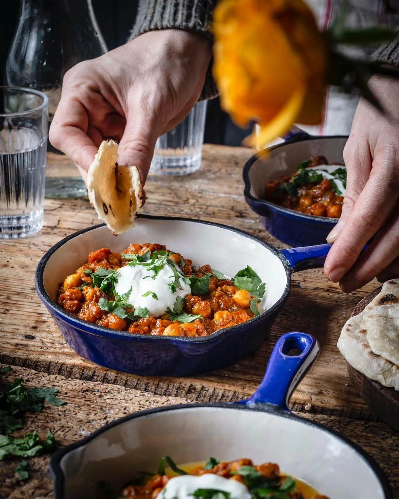 Chana Masala - Indisches Kichererbsen Curry
