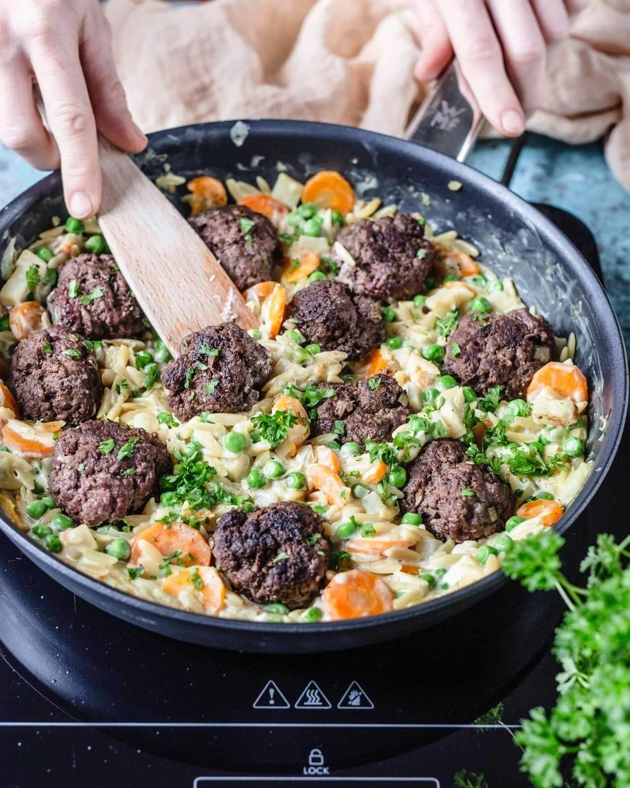 Wikingertopf - One Pot Gericht mit Hackbällchen