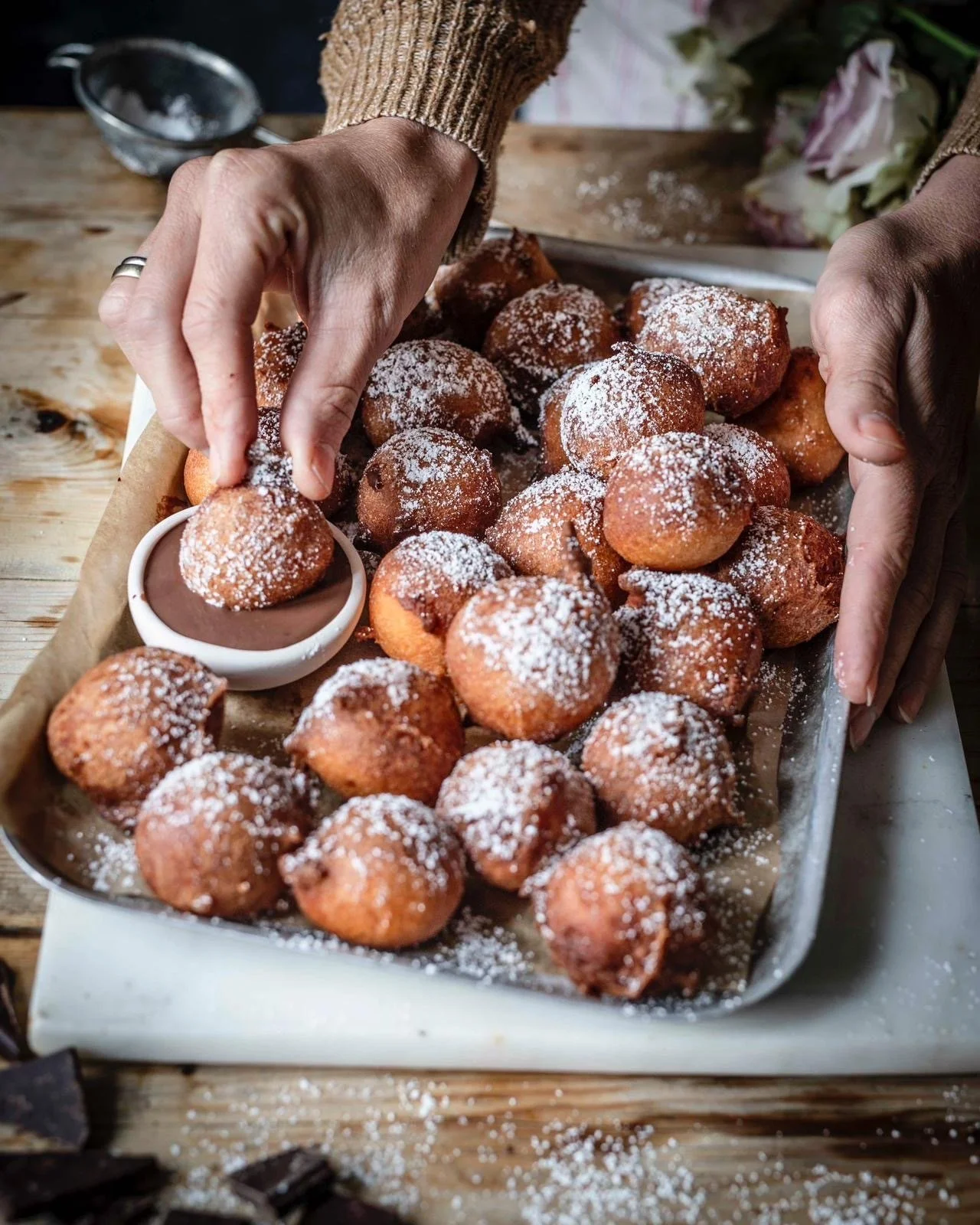 Luftige Quarkbällchen selbst machen
