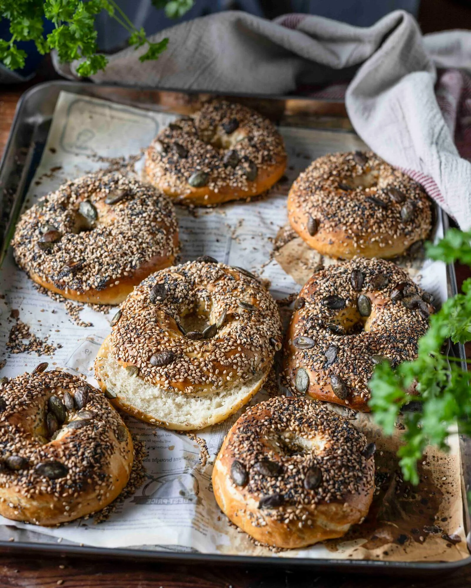 Laugenbagel selber machen